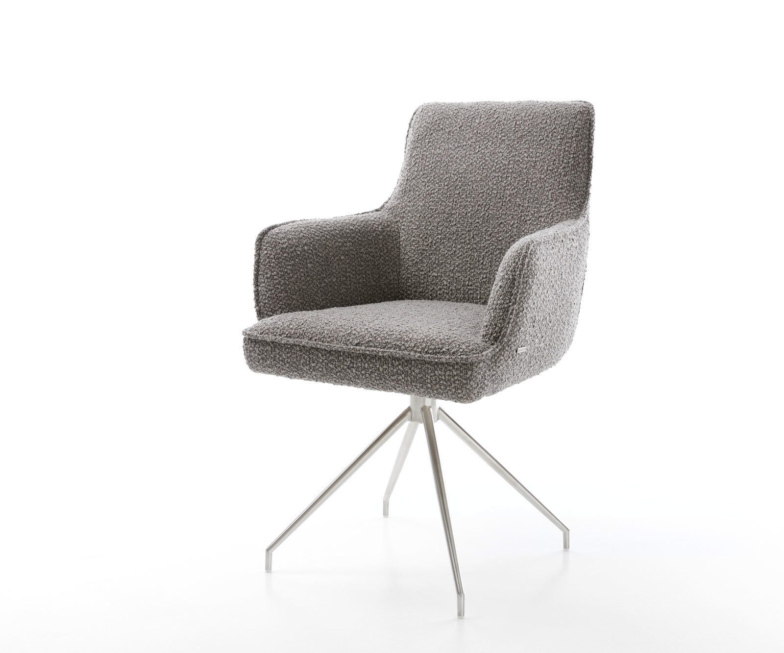 DELIFE Polsterstuhl Heira-Flex, mit Armlehnen Kreuzgestell günstig online kaufen