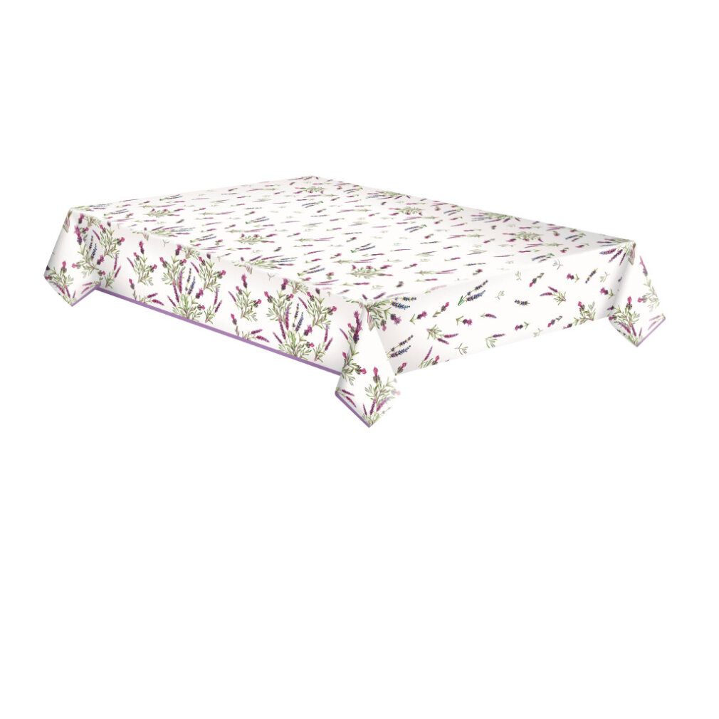 Maki POL-MAK COLLECTION Tischdecke Farbe Twigs Lavendel Papiertischdecke 120x180 cm