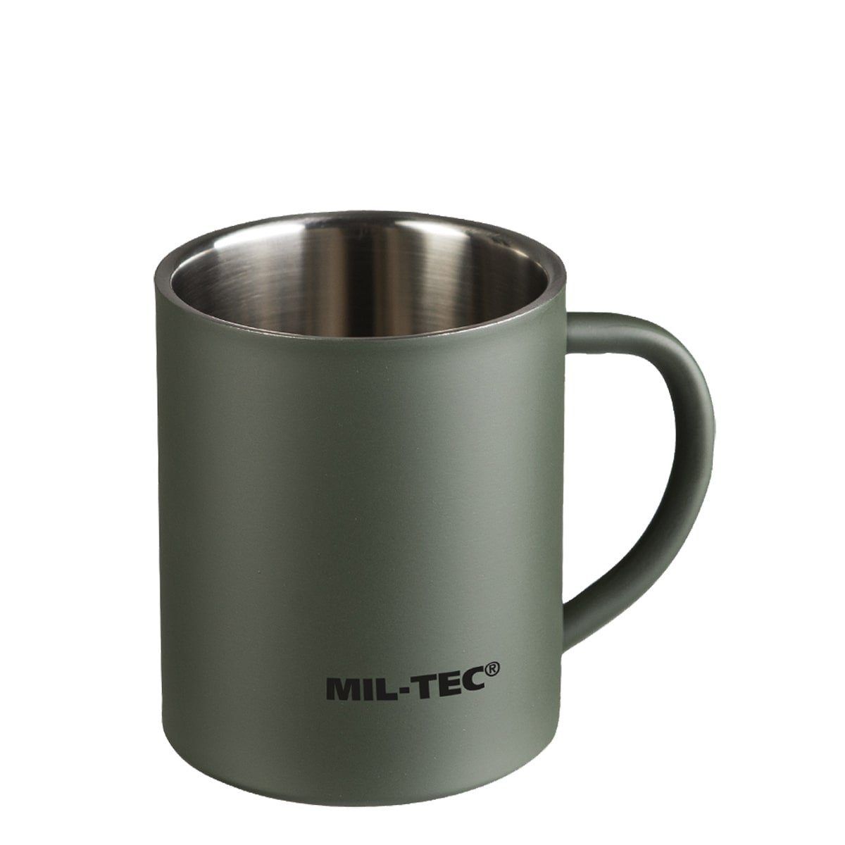 Mil-Tec Becher Militär Trinkbecher Insulated, Edelstahl