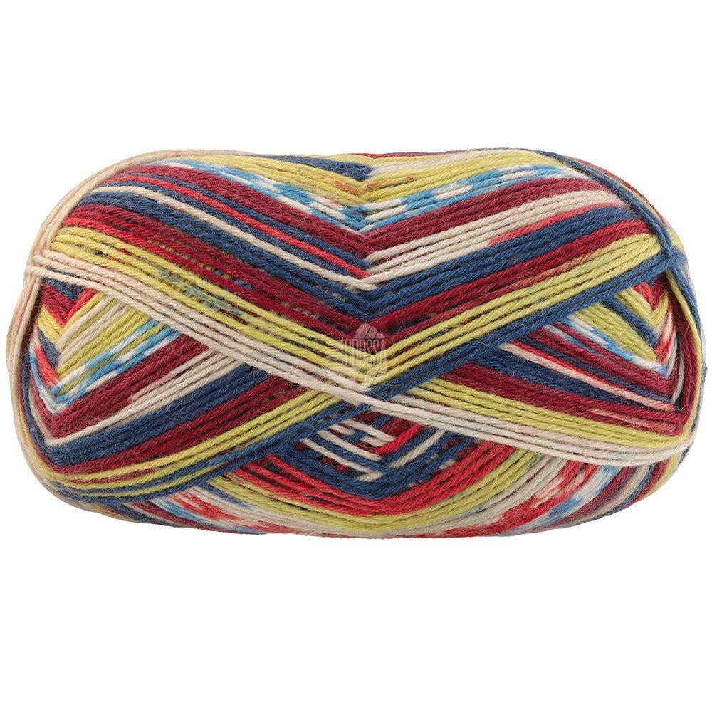 LANA GROSSA MEILENWEIT 150 g ARTE Häkelwolle, 390 m (strapazierfähige und warme 6-fach Sockenwolle 390 m), 150 g