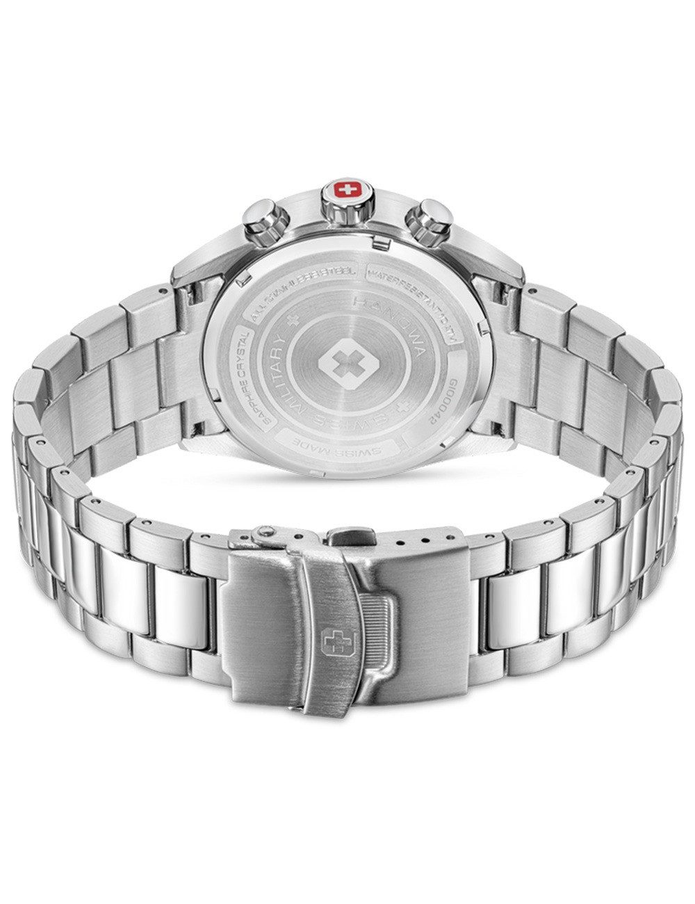 Swiss Military Hanowa Quarzuhr Swiss Military Hanowa SMWGI0004205 Herrenuhr Navalus Pro Chrono 43mm 1 Swiss Military Hanowa SMWGI0004205 Herrenuhr Navalus Pro Chrono 43mm 10ATM