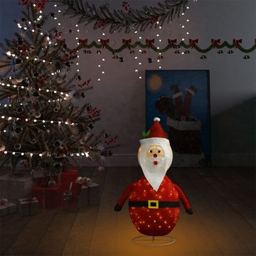 vidaXL Dekolicht Weihnachtsmann-Figur LED Luxus Stoff 60 cm