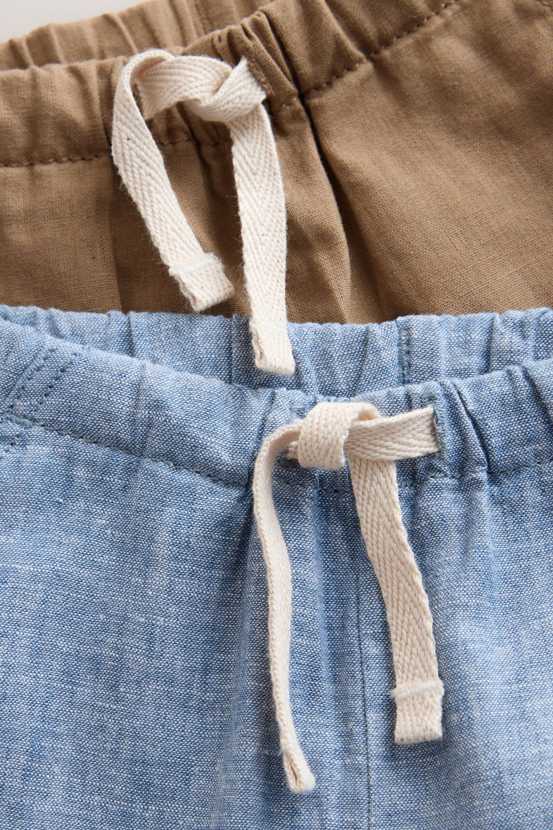 Next Schlupfhose Schlupfhosen aus Leinenmischung im 2er-Pack (2-tlg)