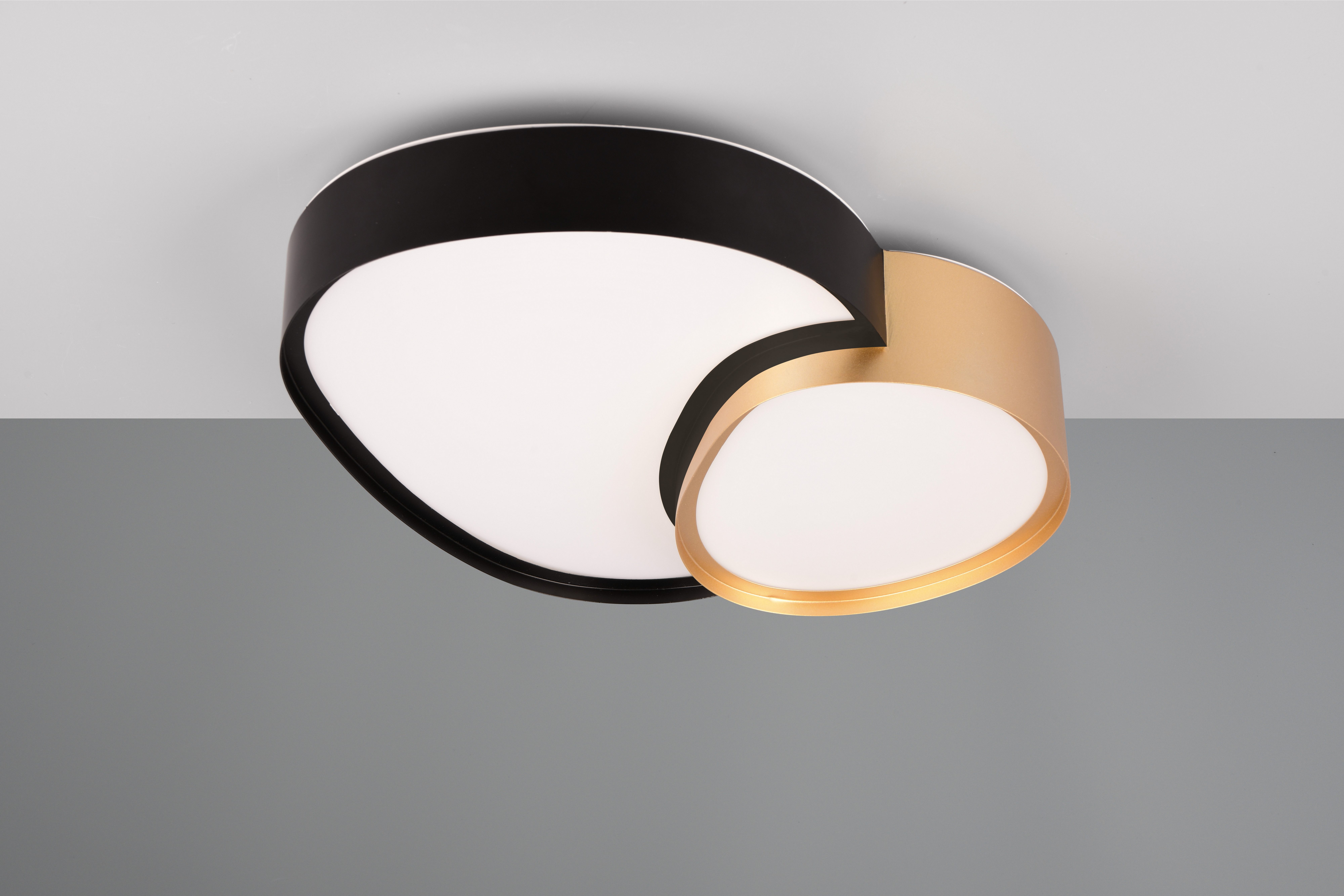 TRIO Leuchten LED Deckenleuchte RISE, LED Deckenlampe 21W 2400 Lumen warmwe günstig online kaufen