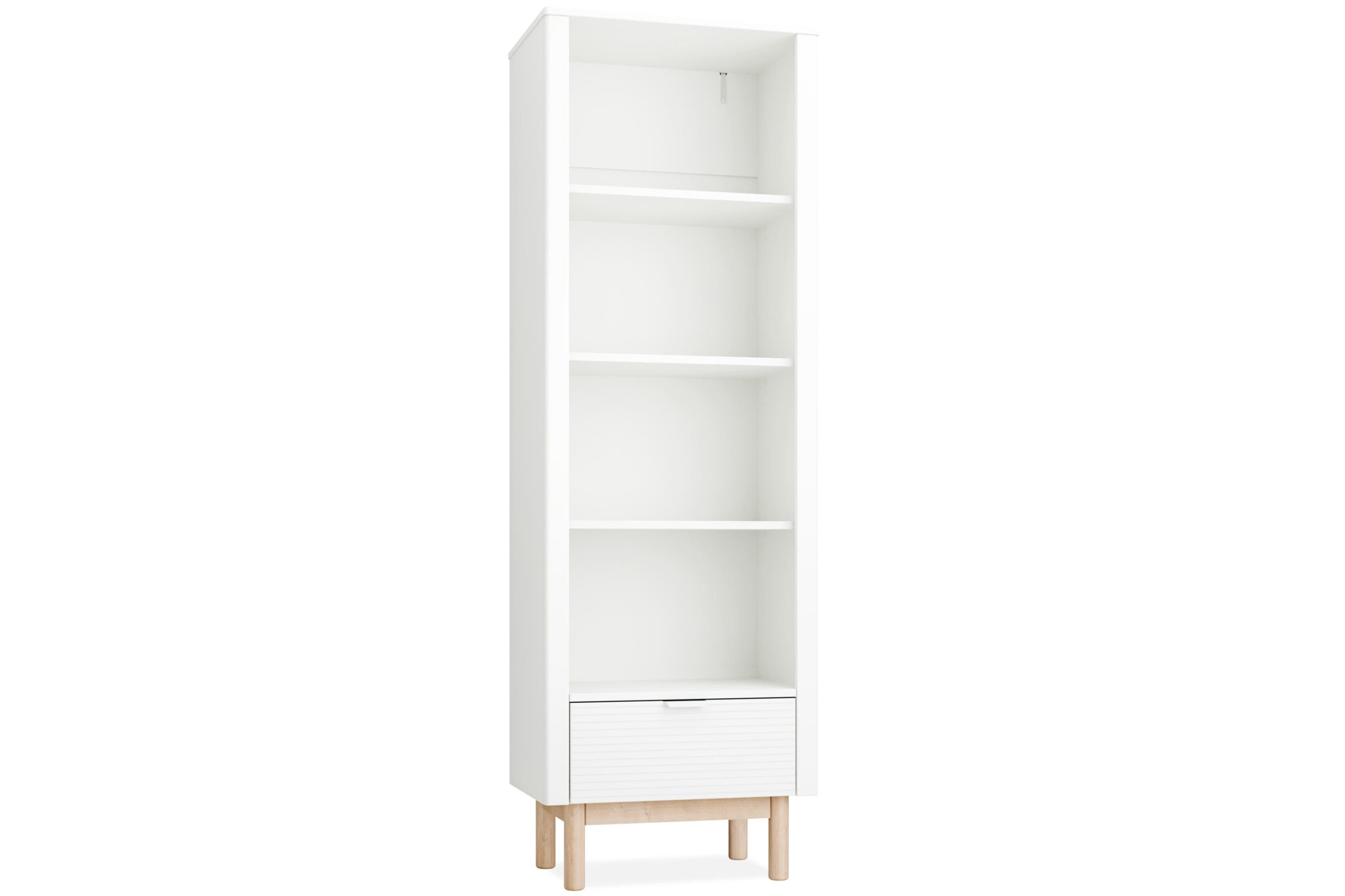 KONSIMO® Kinderregal LOTTI Standregale, hergestellt in der EU, handgefertigt, mit Schublade, Soft-Close-Funktion