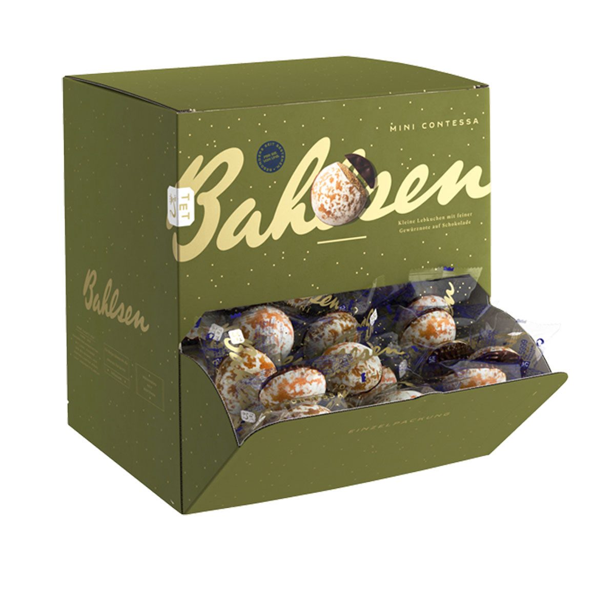 BAHLSEN Süßigkeit, Bahlsen Mini Contessa kleines und zartes Lebkuchen Gebäck 1125g