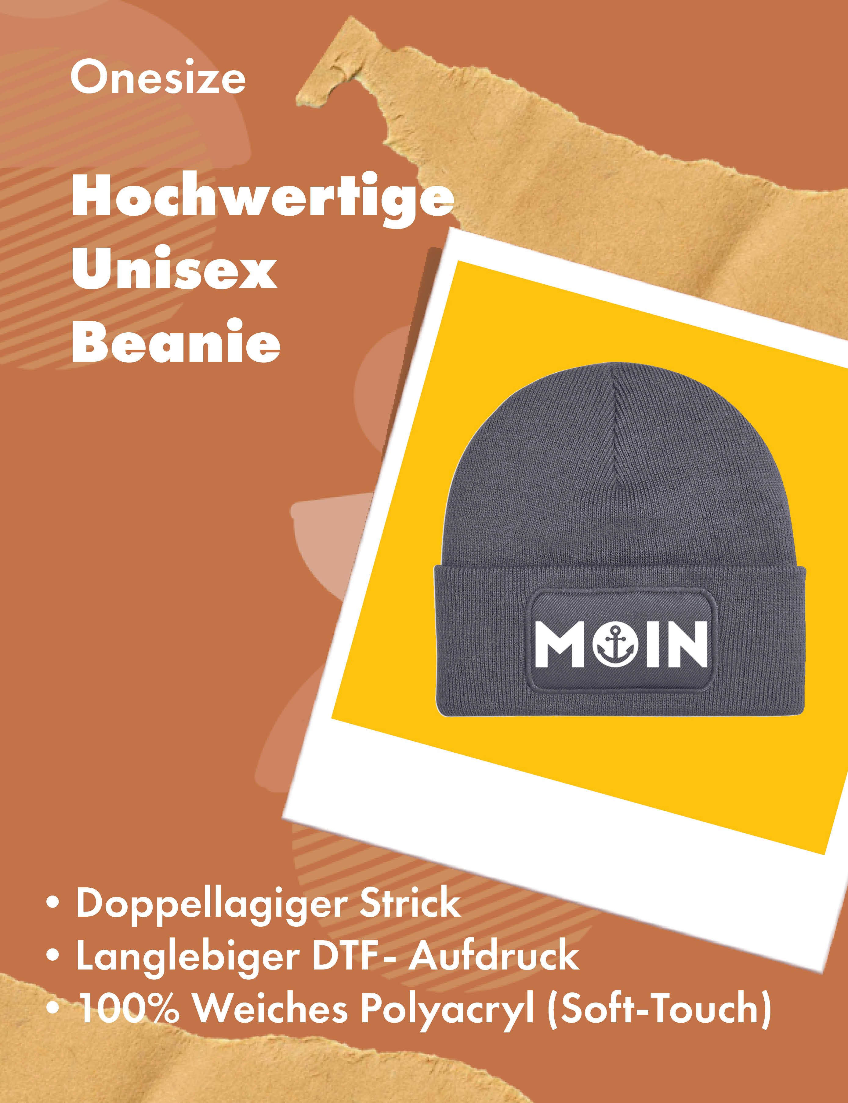 Youth Designz Beanie Moin Anker Unisex Beanie Mütze für Herren & Damen mit modischem Sprunt Print
