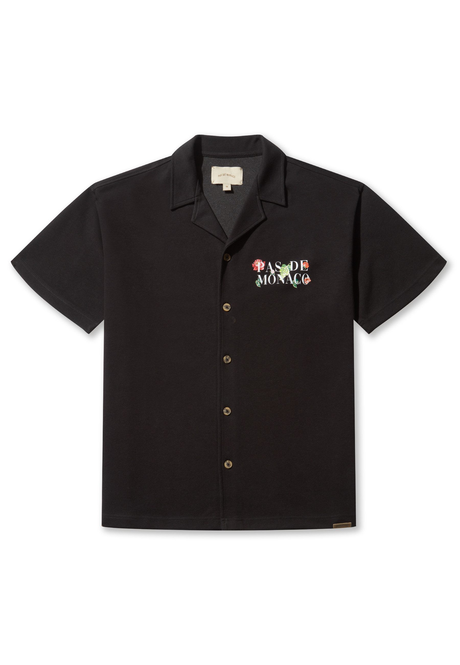 Kurzarmshirt Pas De Monaco FLORALE CUABAN SHIRT