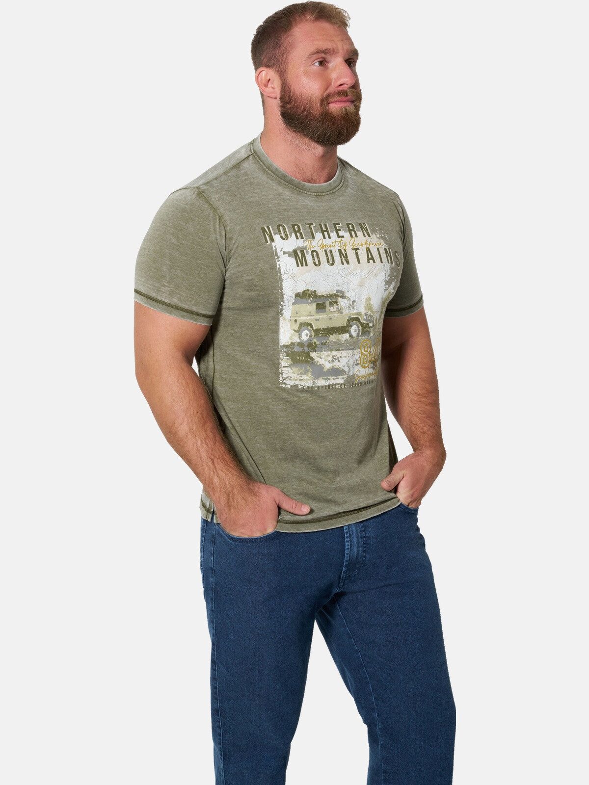 Jan Vanderstorm T-Shirt RASIK mit +Fit Komfortschnitt günstig online kaufen