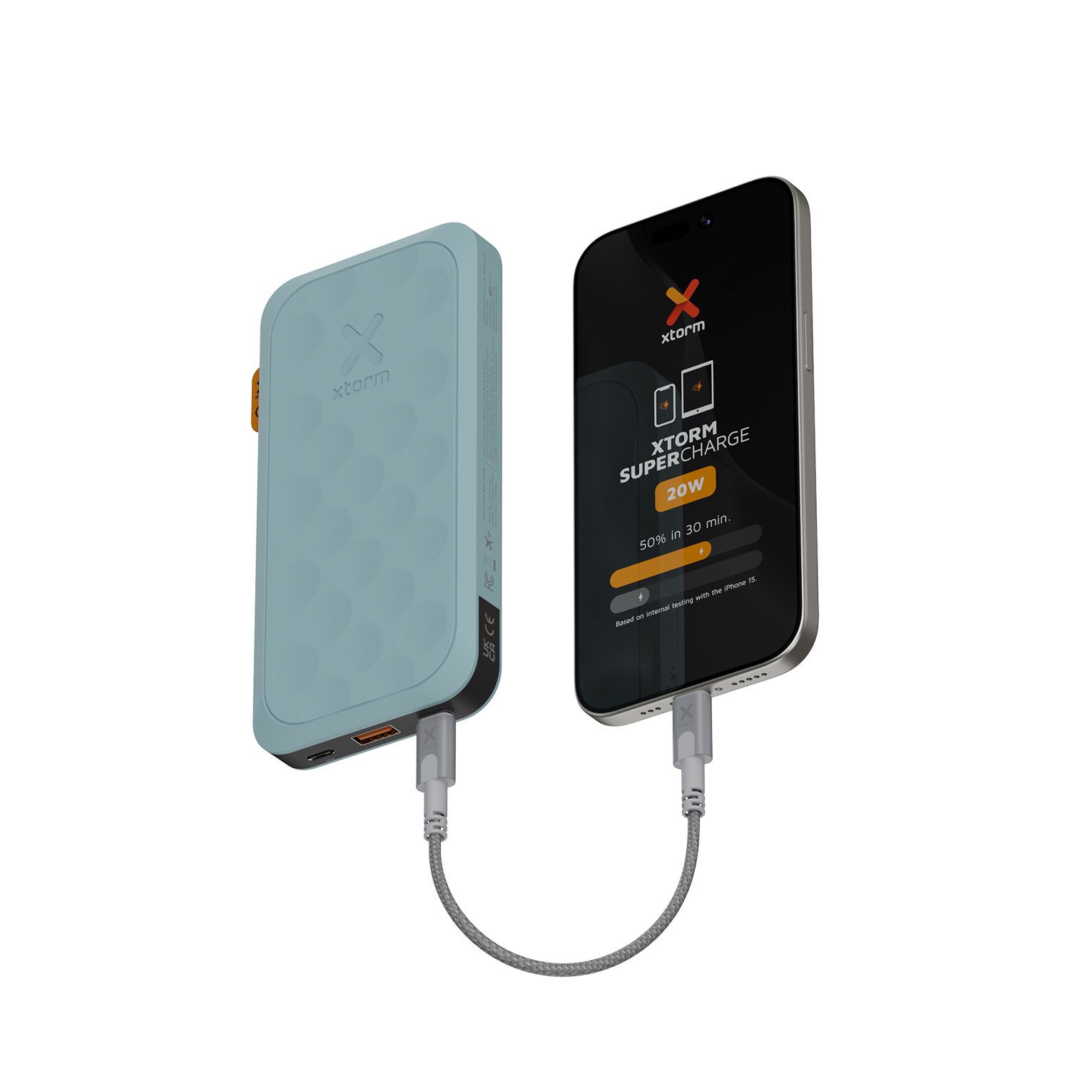 Xtorm 20W Fuel Serie 5 Powerbank Powerbank, Schnellladefunktion, lädt 3 Geräte gleichzeitig