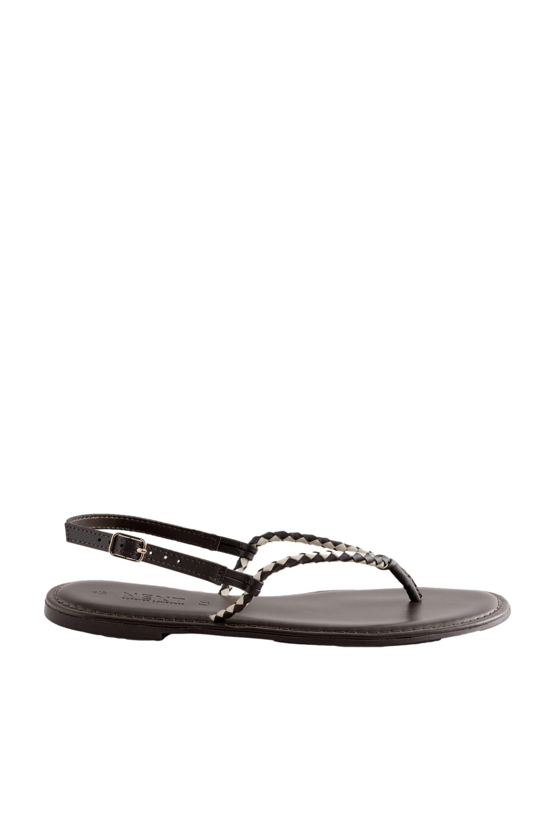 Next Forever Comfort® Flache Sandalen mit Flechtband Sandale