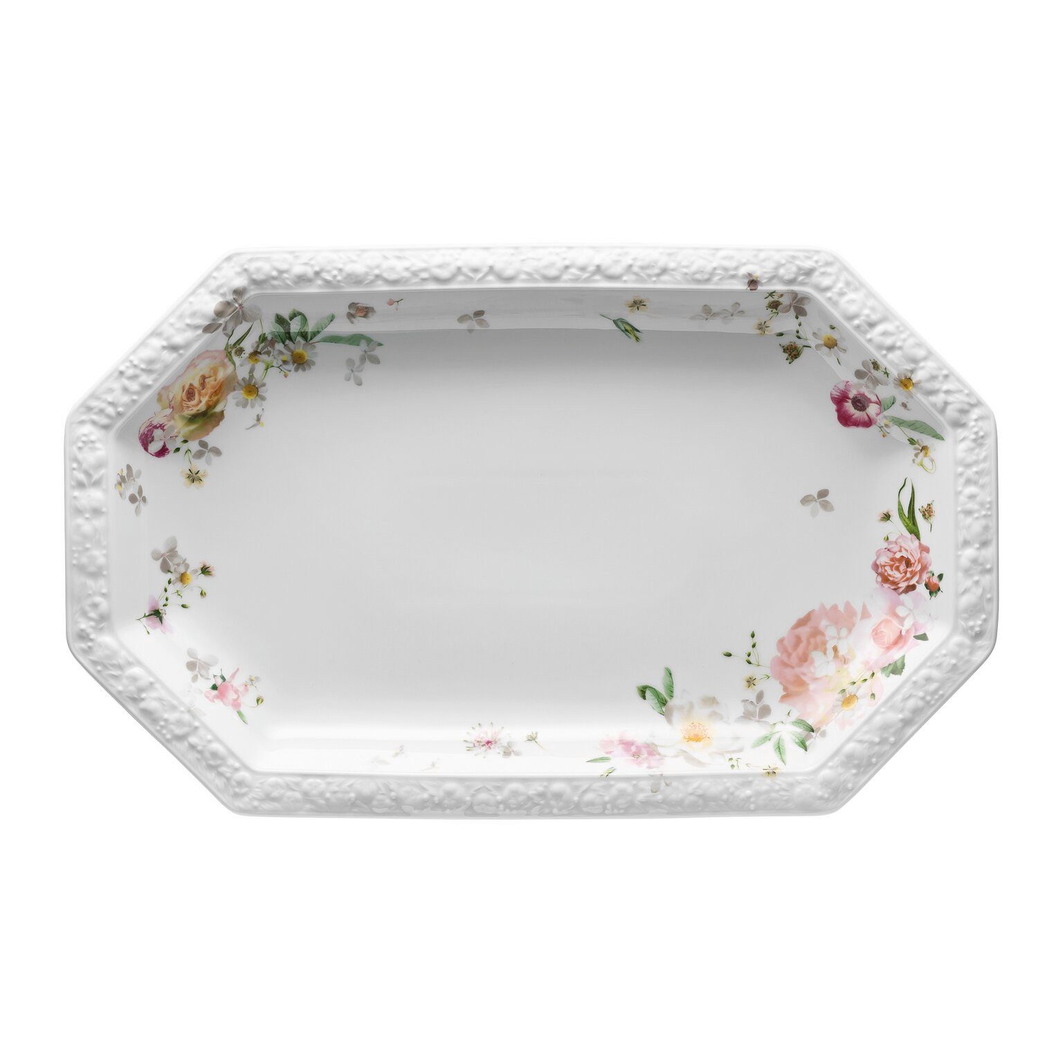Rosenthal Servierplatte Rosenthal Maria Platte, Porzellan, Porzellan