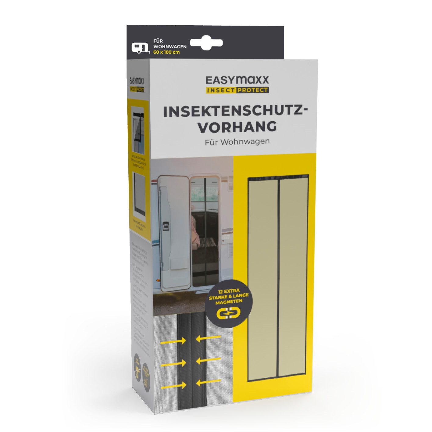 EASYmaxx Insektenschutz-Vorhang für Campingwagen 60 x günstig online kaufen