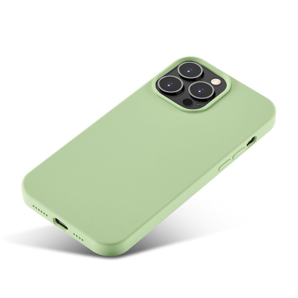 FITSU Handyhülle Silikon Case für iPhone 12 Pro Hülle 6,1 Zoll, Schlanke Handyschale Soft Case Schutzhülle mit Kameraschutz Slim Cover