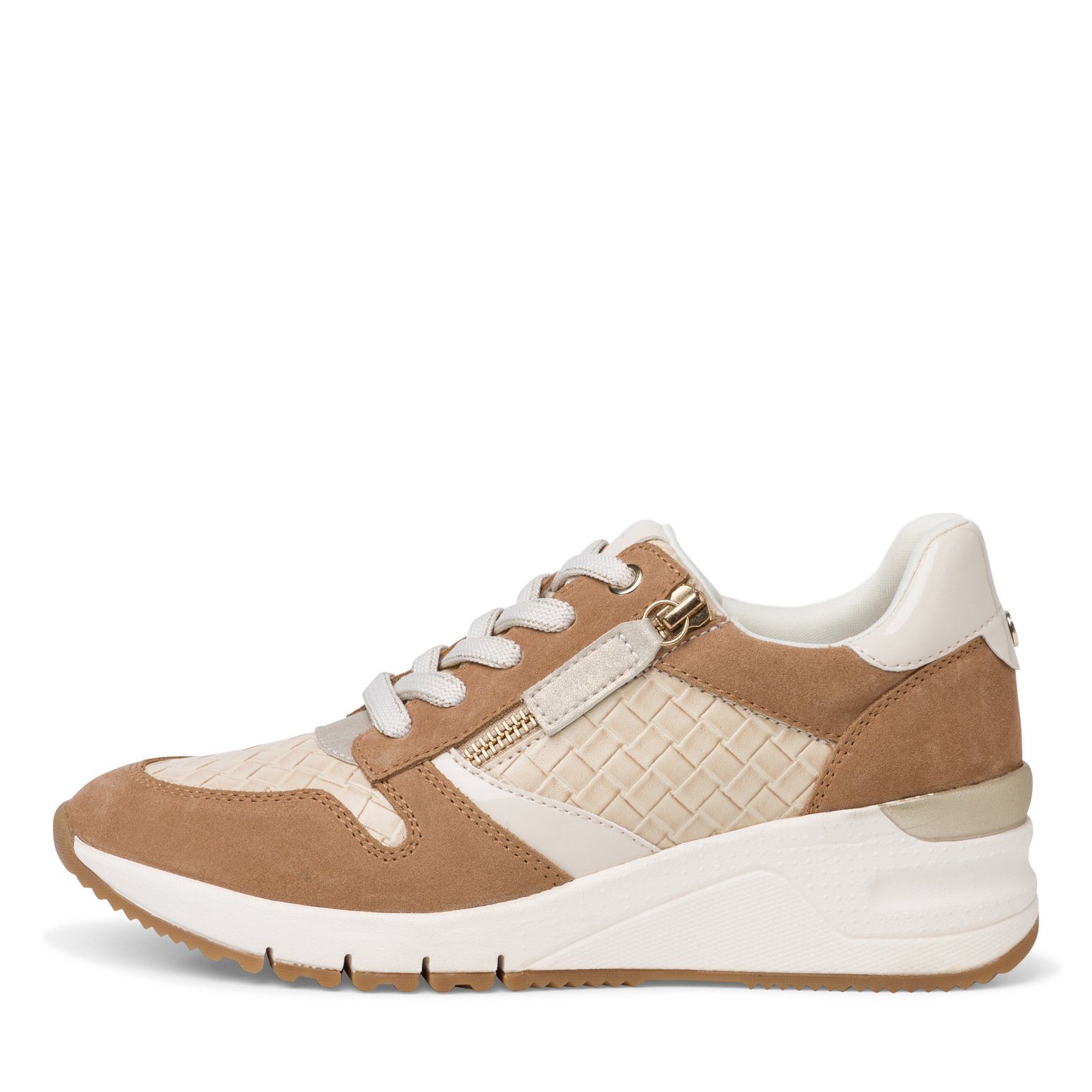 Tamaris Tamaris Comfort-Lining Damen Sneaker 1-23702-28-452 CAMEL/BEIGE ST Sneaker