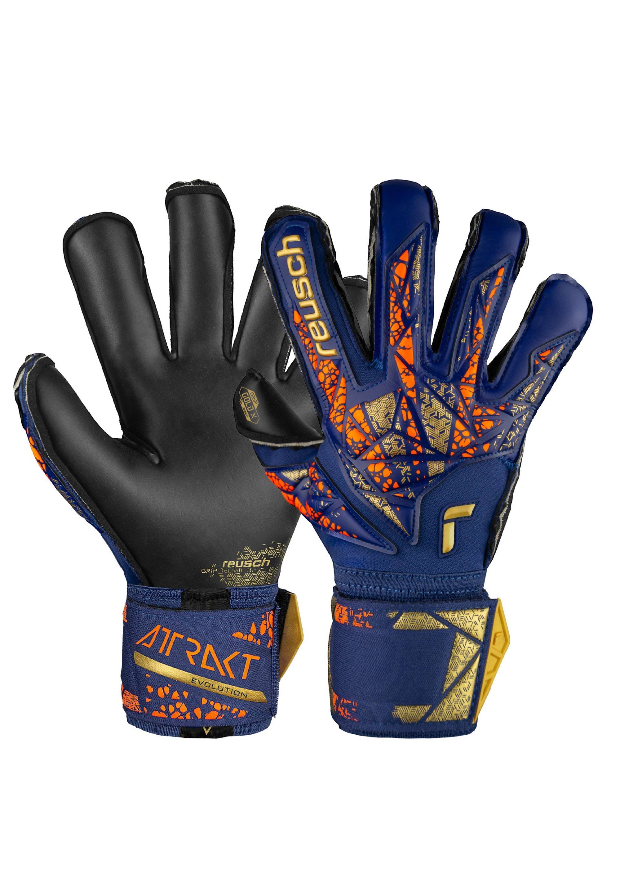 Reusch Torwarthandschuhe Attrakt Gold X Evolution mit Evolution Cut