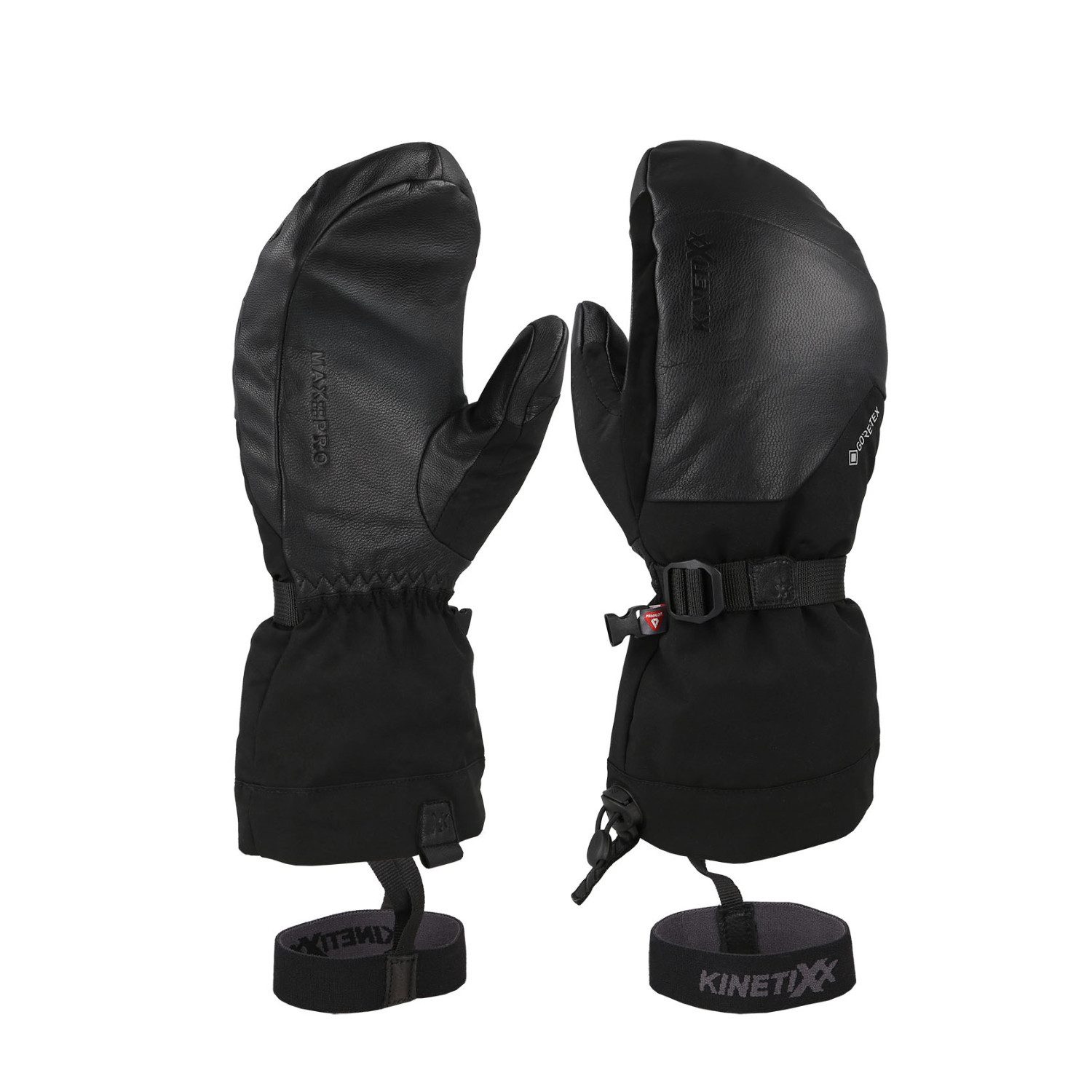 Kinetixx Skihandschuhe KinetiXx Beldin Mitten GTX® – Herren Skihandschuh (in Schwarz oder Mustard) Grip, Atmungsaktiv, Winddicht, Touchscreen kompatibel, Wasserdicht