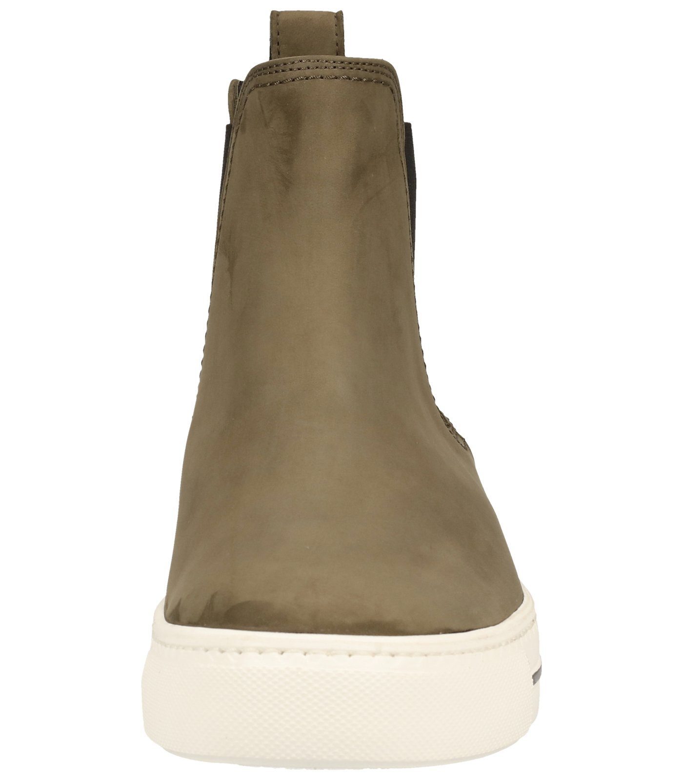 Paul Green Stiefelette Nubukleder Stiefelette Oliv