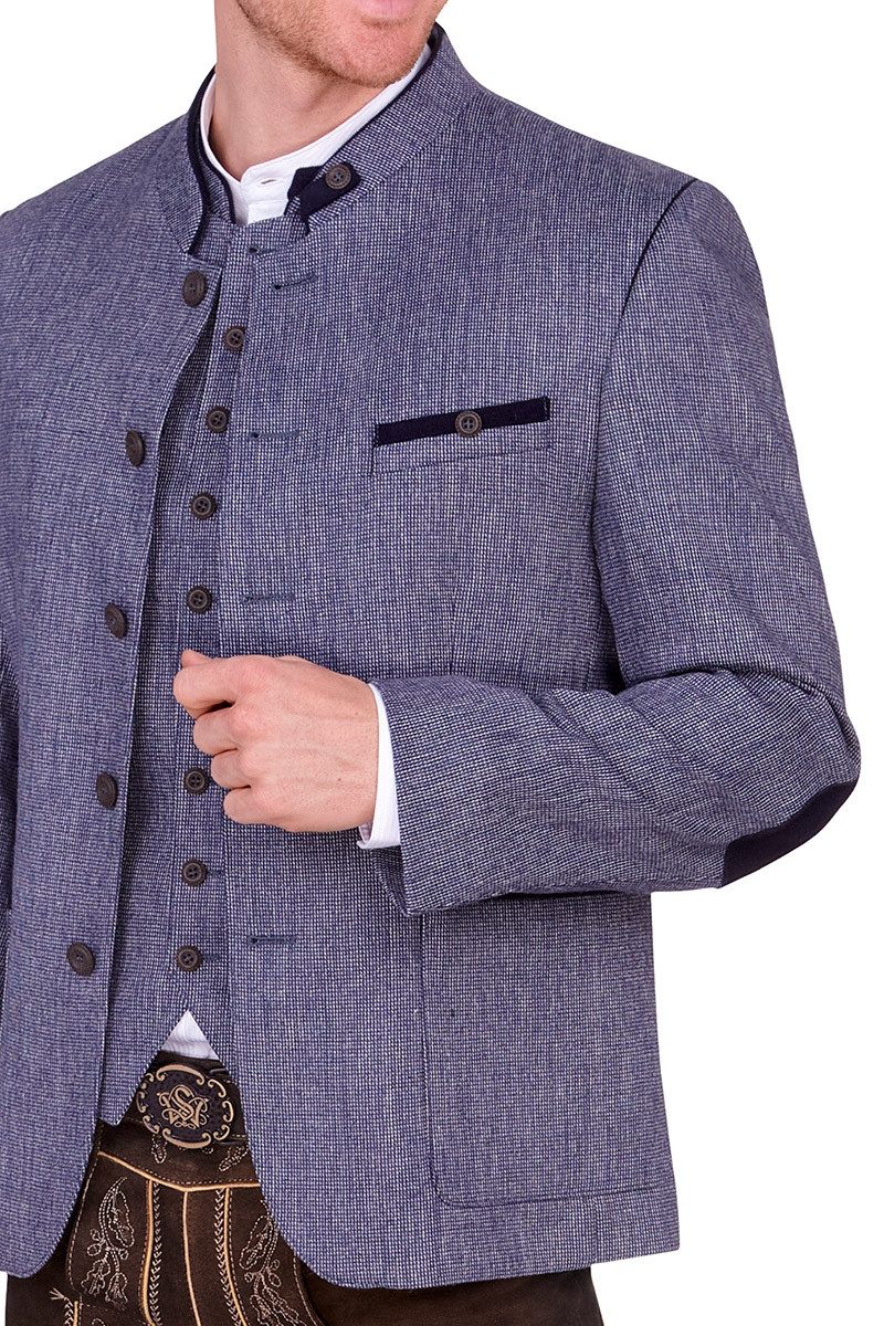 Hammerschmid Trachtenjanker Janker - SEBASTIAN - blau