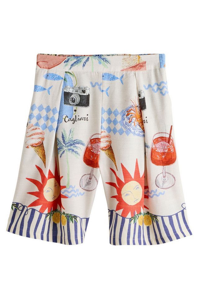 Next Bermudas Bermudashorts mit Bügelfalte (1-tlg)