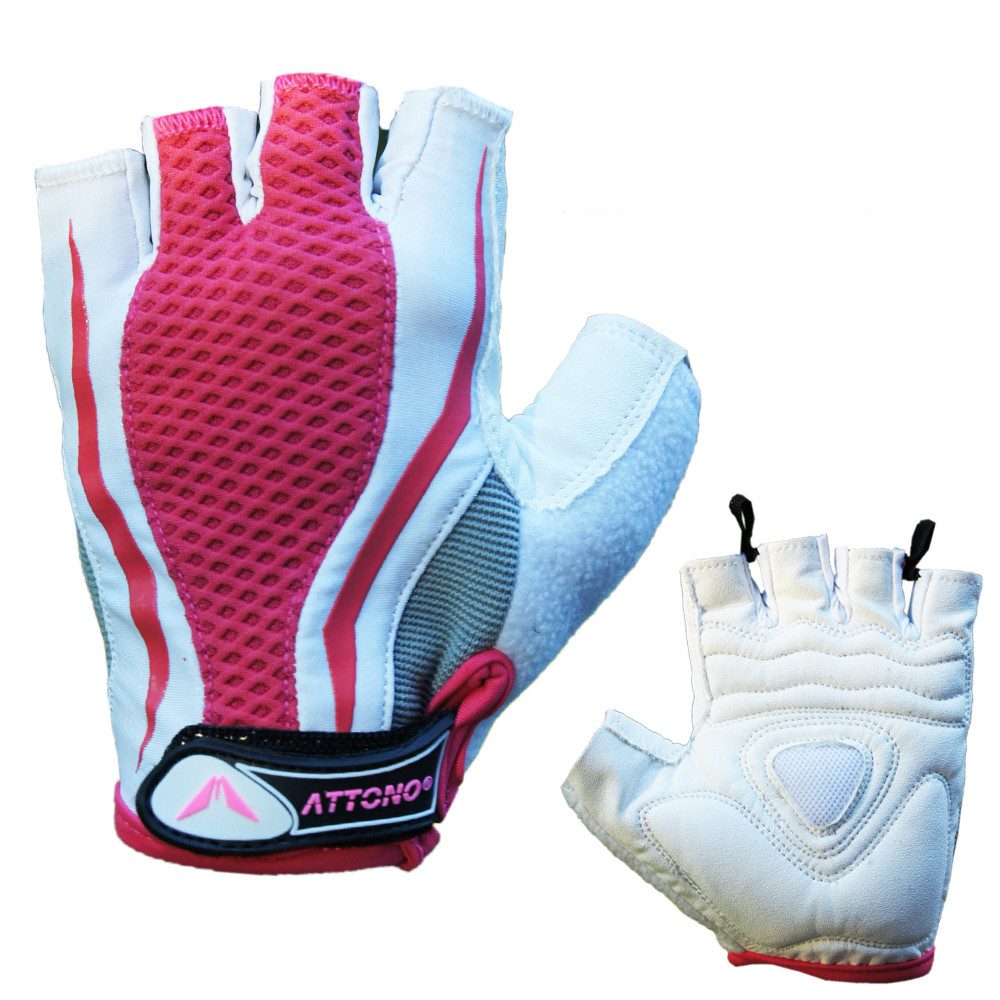 ATTONO Fahrradhandschuhe Damen Fitness Sport Fahrrad Handschuhe für den Sommer, Gr. 6-8
