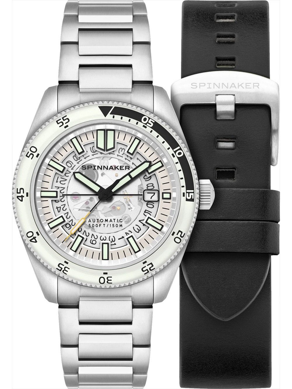 Spinnaker Automatikuhr Spinnaker SP-5118-33 Herrenuhr Fleuss Automatik 43mm 15ATM Spinnaker SP-5118-33 Herrenuhr Fleuss Automatik 43mm 15ATM