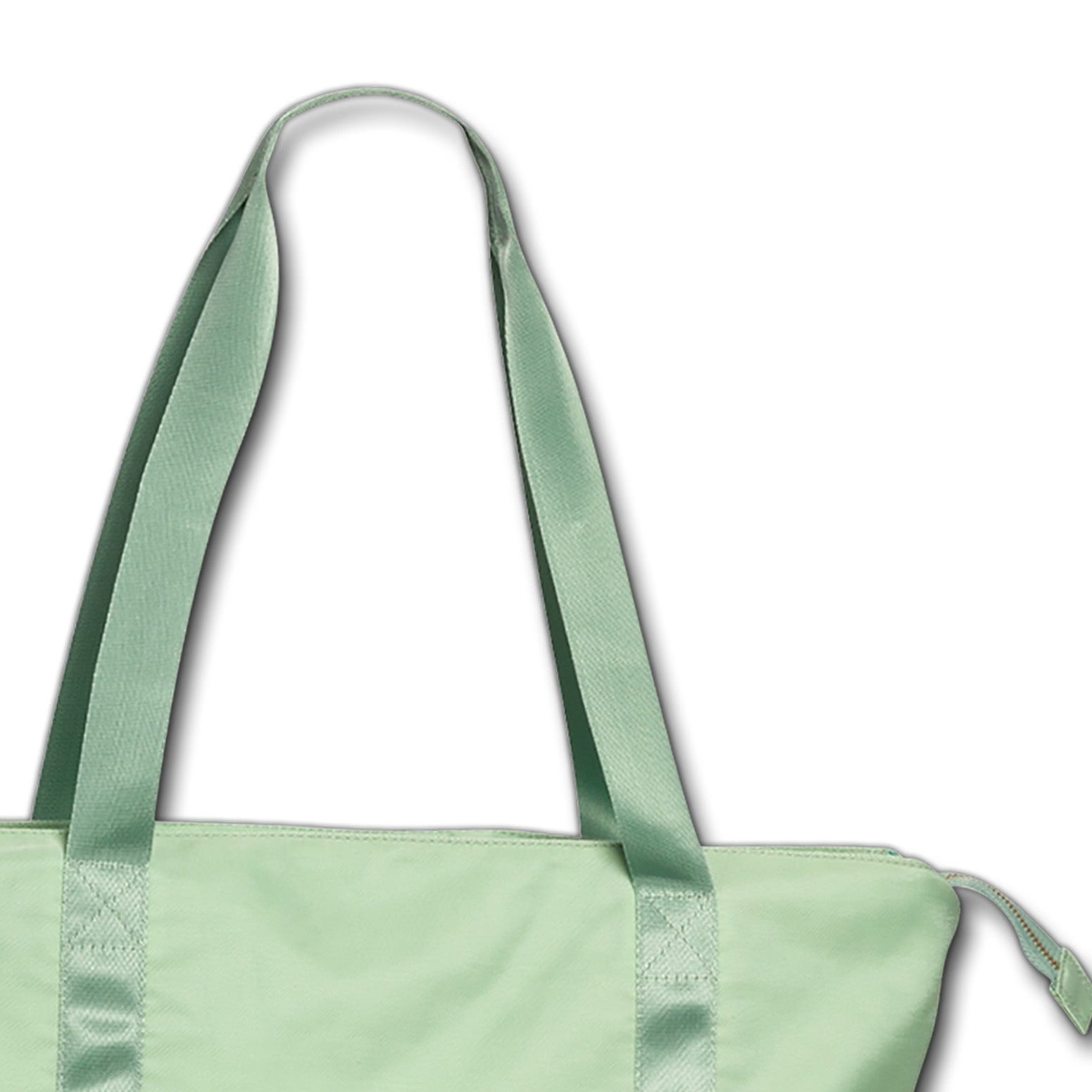 Bench. Schultertasche Bench Shopper Nylon Schultertasche (Schultertasche), Damen, Jugend Nylon Schultertasche, grau-grün ca. 43cm
