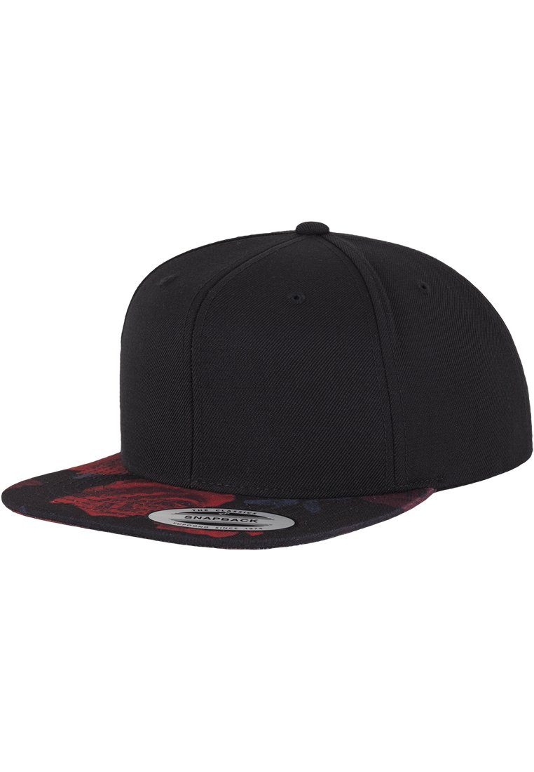 Für den Versandhandel im Ausland Flexfit Flex Snapback Snapback balck/red Roses Cap