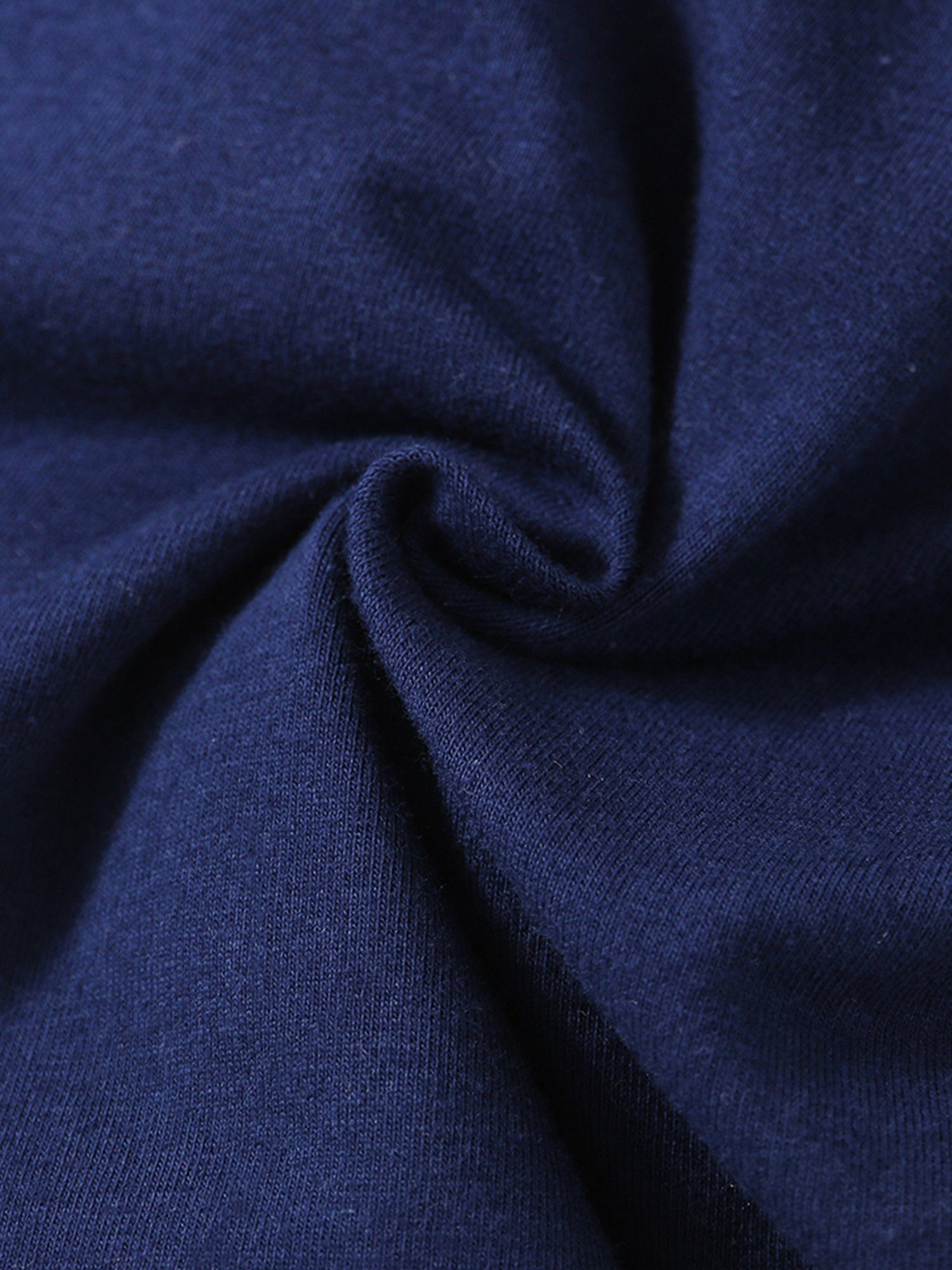 LAPA Strampler Unisex-Hauskleidung für Neugeborene, langärmelige Strampler Pyjamas, Blau Tiefes