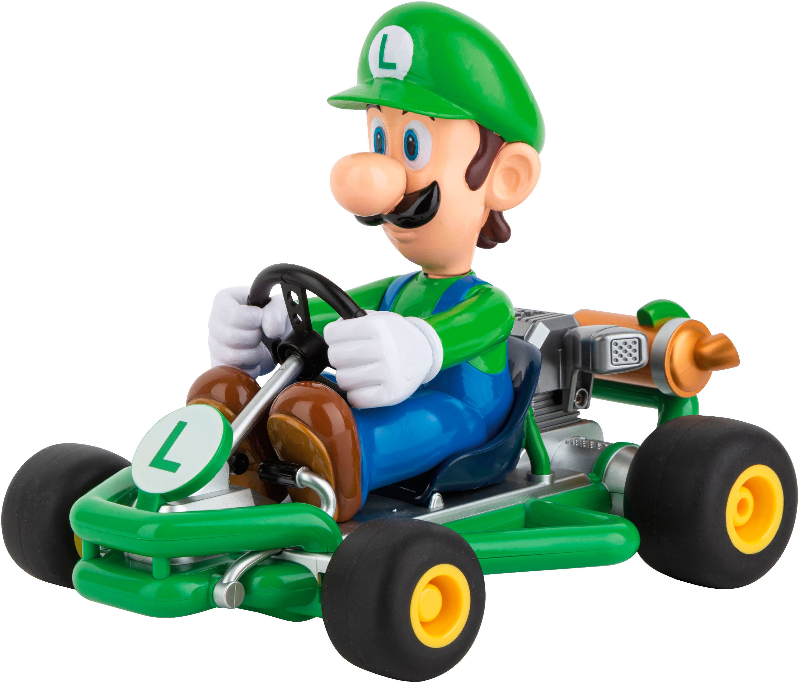 Carrera® RC-Auto Carrera® RC Mario Kart™ - Pipe Kart, Luigi, 2,4GHz