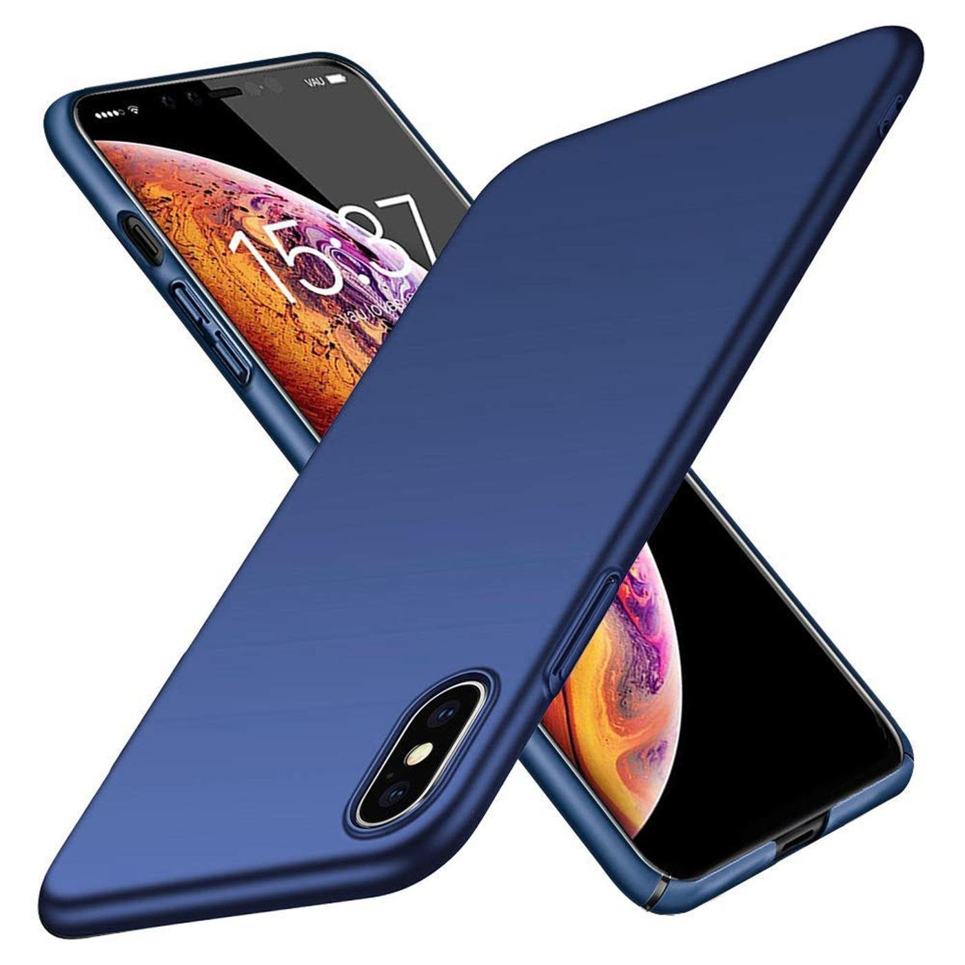 CoolGadget Handyhülle Ultra Slim Case für Apple iPhone XS Max 6,5 Zoll, dünne Schutzhülle präzise Aussparung für iPhone XS Max Hülle