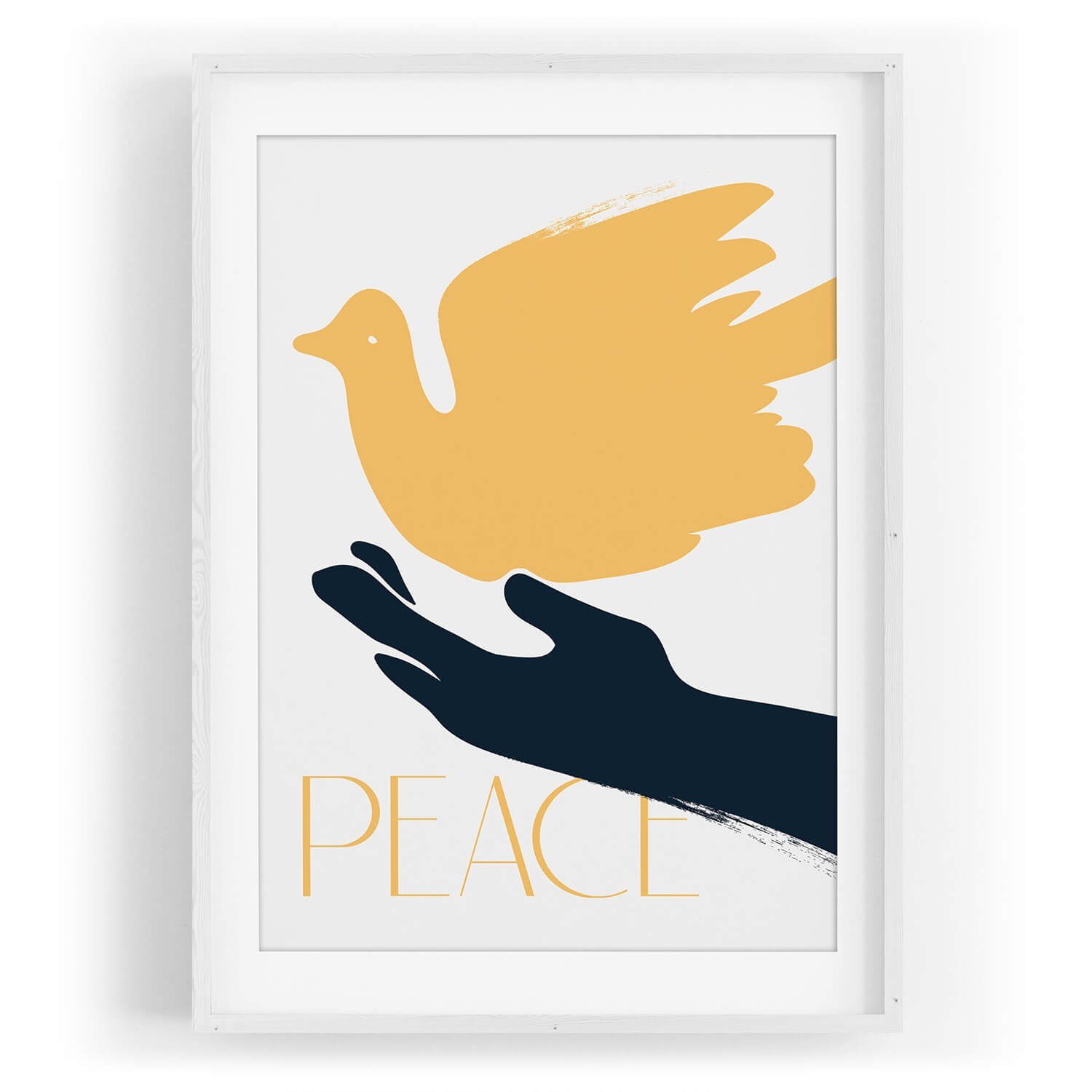 Sinus Art Wandbild Dekorative Illustration Peace Collection Frieden Freiheit. € 35,00