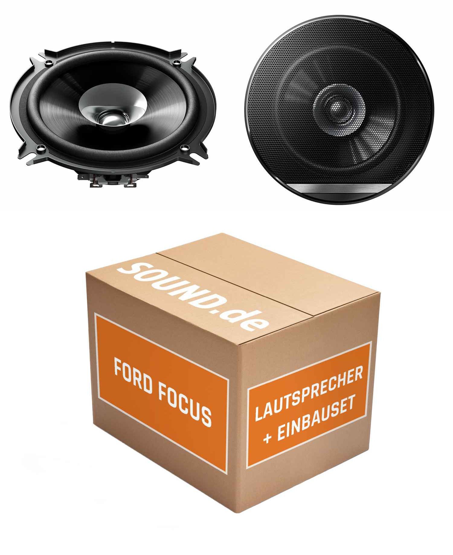 JUST SOUND best choice for caraudio Lautsprecher Boxen 13cm, Heck Pioneer TS-G1310F für Ford Focus 99 230W Auto-Lautsprecher (35 W, 13 cm)