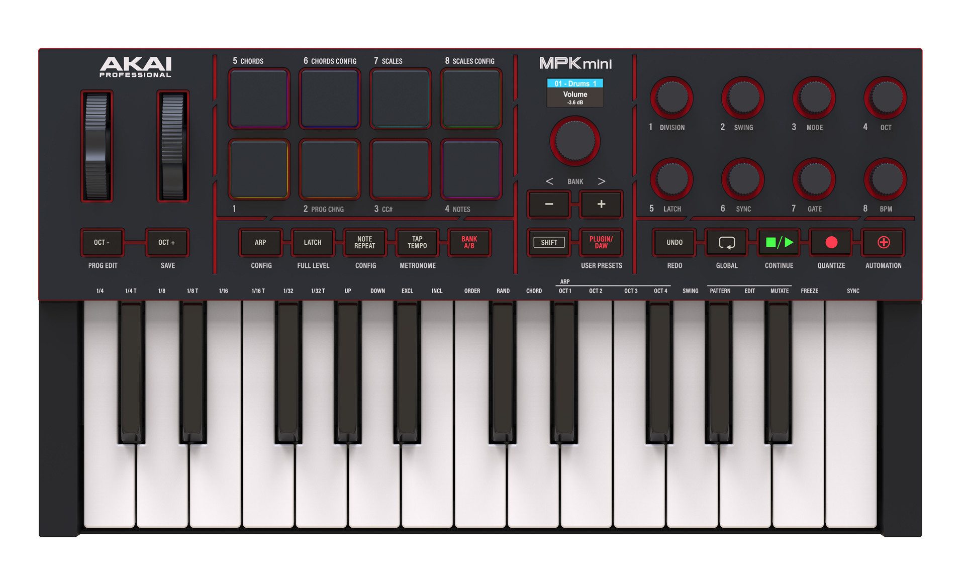 Akai Masterkeyboard Akai MPK Mini MK IV Black