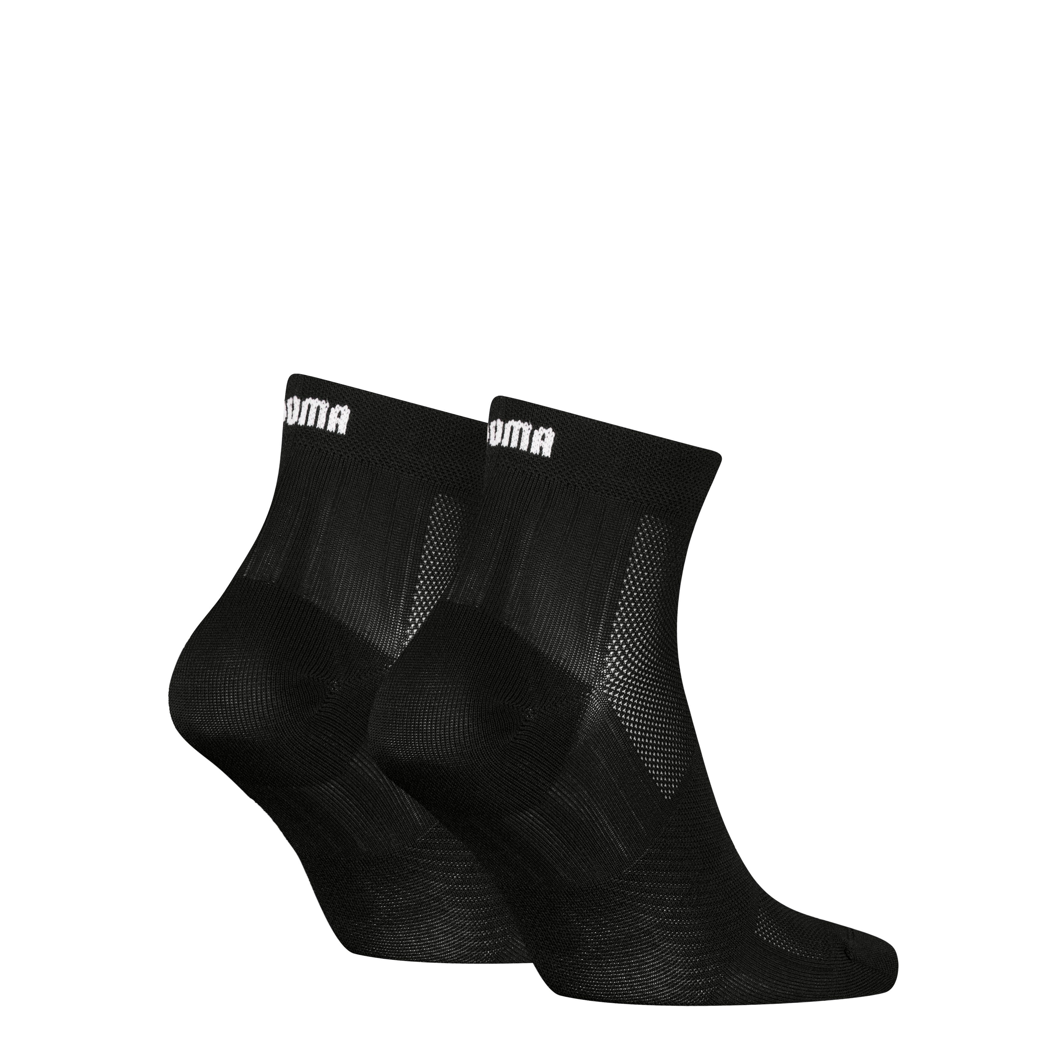 PUMA Kurzsocken PUMA UNISEX SPORT LIGHT QUARTER 2P (2 Paar) mit verstärktem Fersen- und Zehenbreich