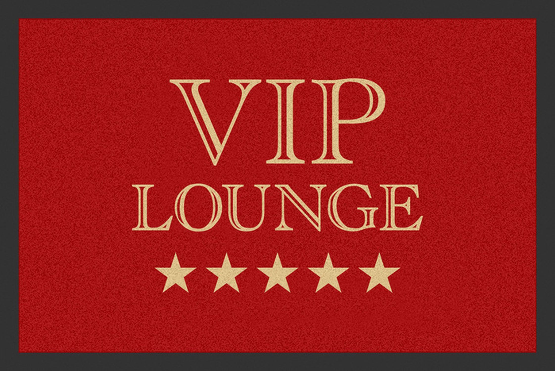Rockbites Fußmatte Rockbites - Fußmatte Türmatte "VIP LOUNGE" Rot Nr. 15 (1 günstig online kaufen