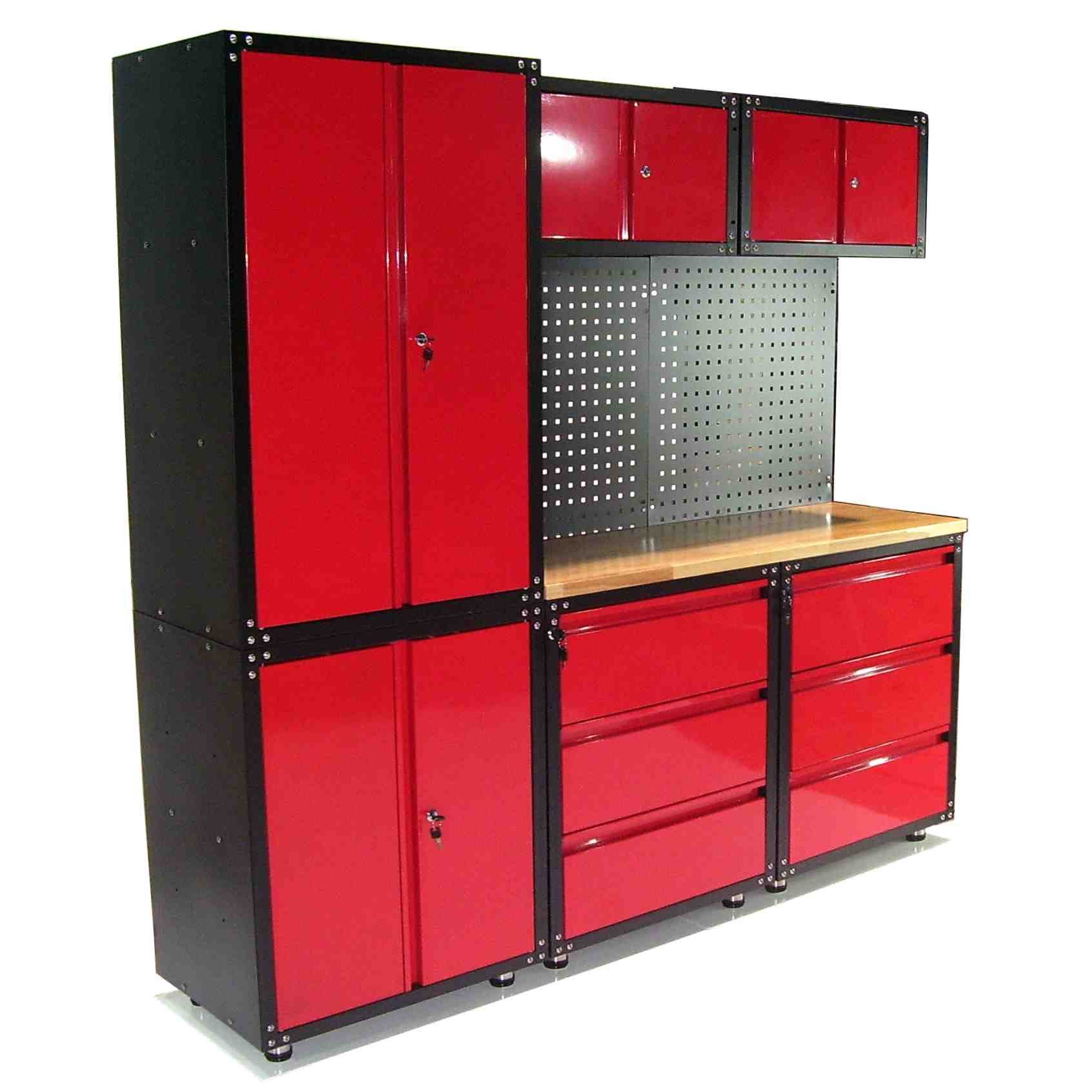 Apex Werkstatt-Set Werkstatt Schranksystem 9-teilig Werkstattschrank 57063, (1-tlg)