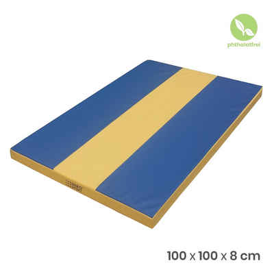 NiroSport Weichbodenmatte »Turnmatte «Stripe» 100 (150, 200) x 100 x 8 cm« (1er-Pack), hautfreundlich und sehr robust.