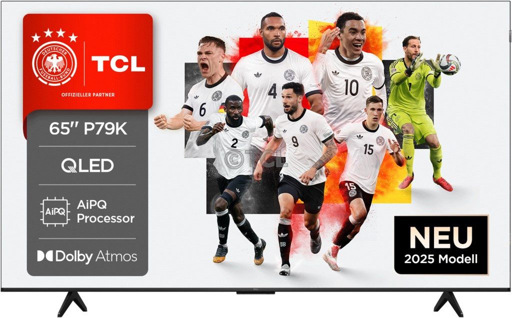 TCL 65P79K QLED-Fernseher (65.0 Zoll, 3840×2160, Google TV, Smart TV, Game Accelerator)