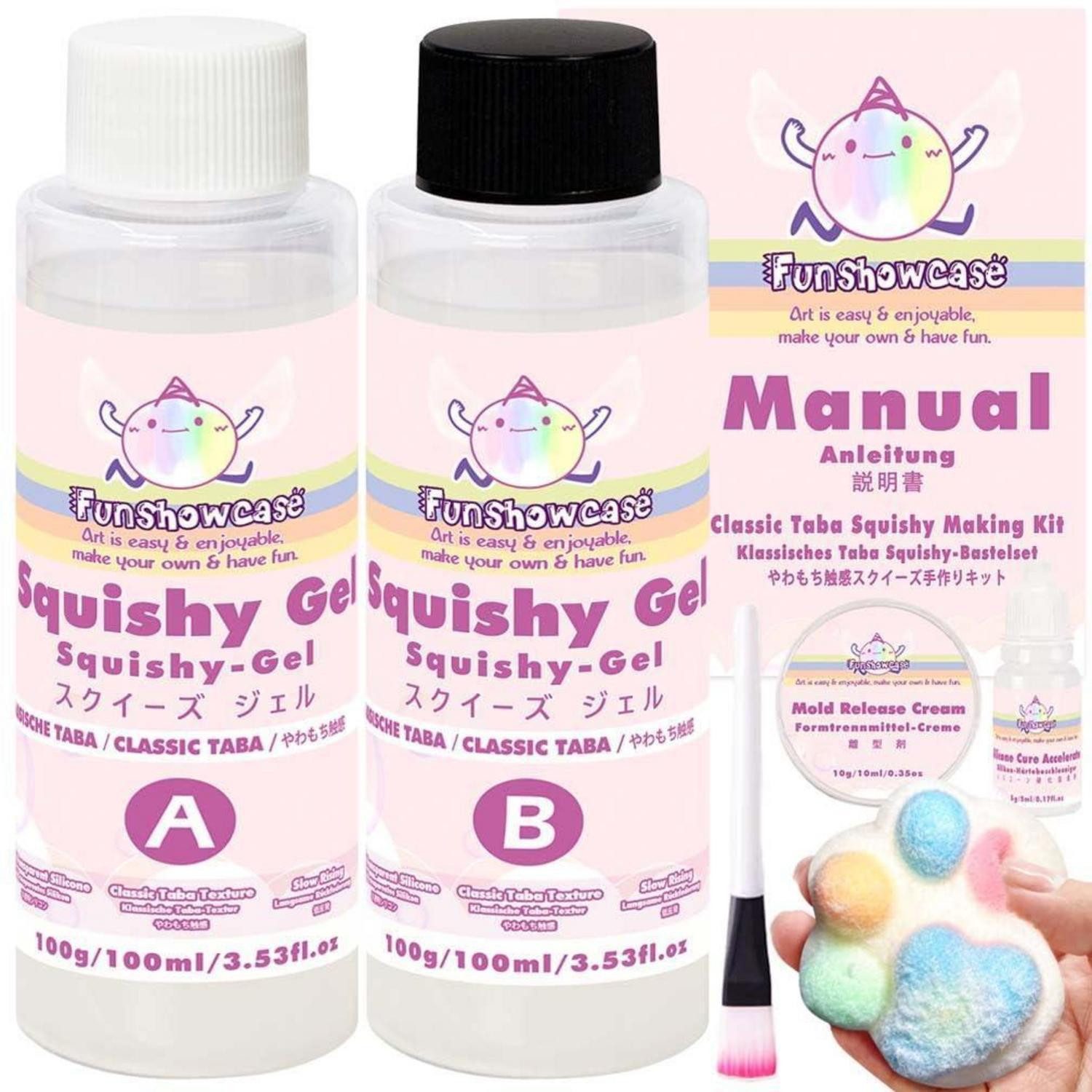LuxusKollektion Kreativset Squishy Bastelset Flüssigsilikon 200ml