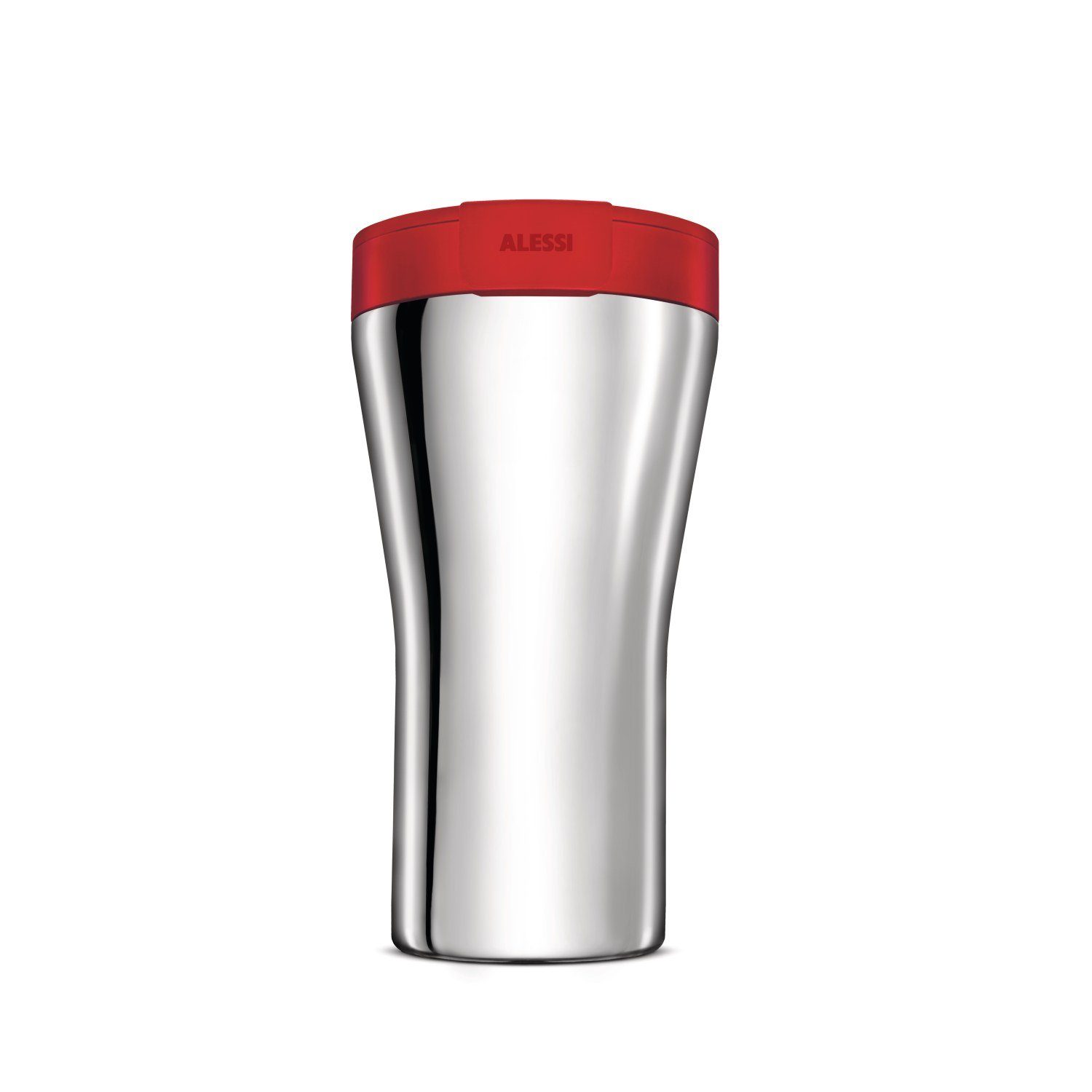 Alessi Thermobecher Caffa Rot, Edelstahl, thermoplastisches Harz
