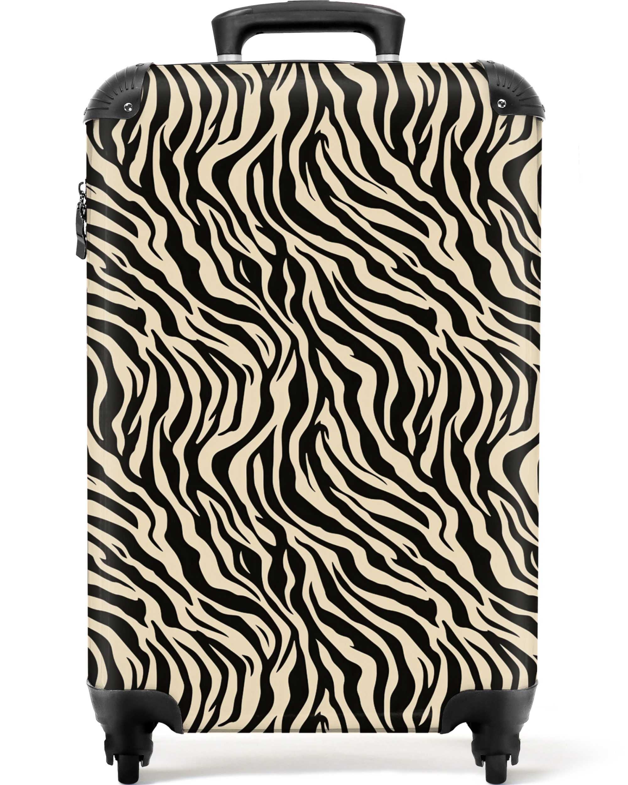 NoBoringSuitcases.com© Hartschalen-Trolley Tiermuster - Zebra - günstig online kaufen