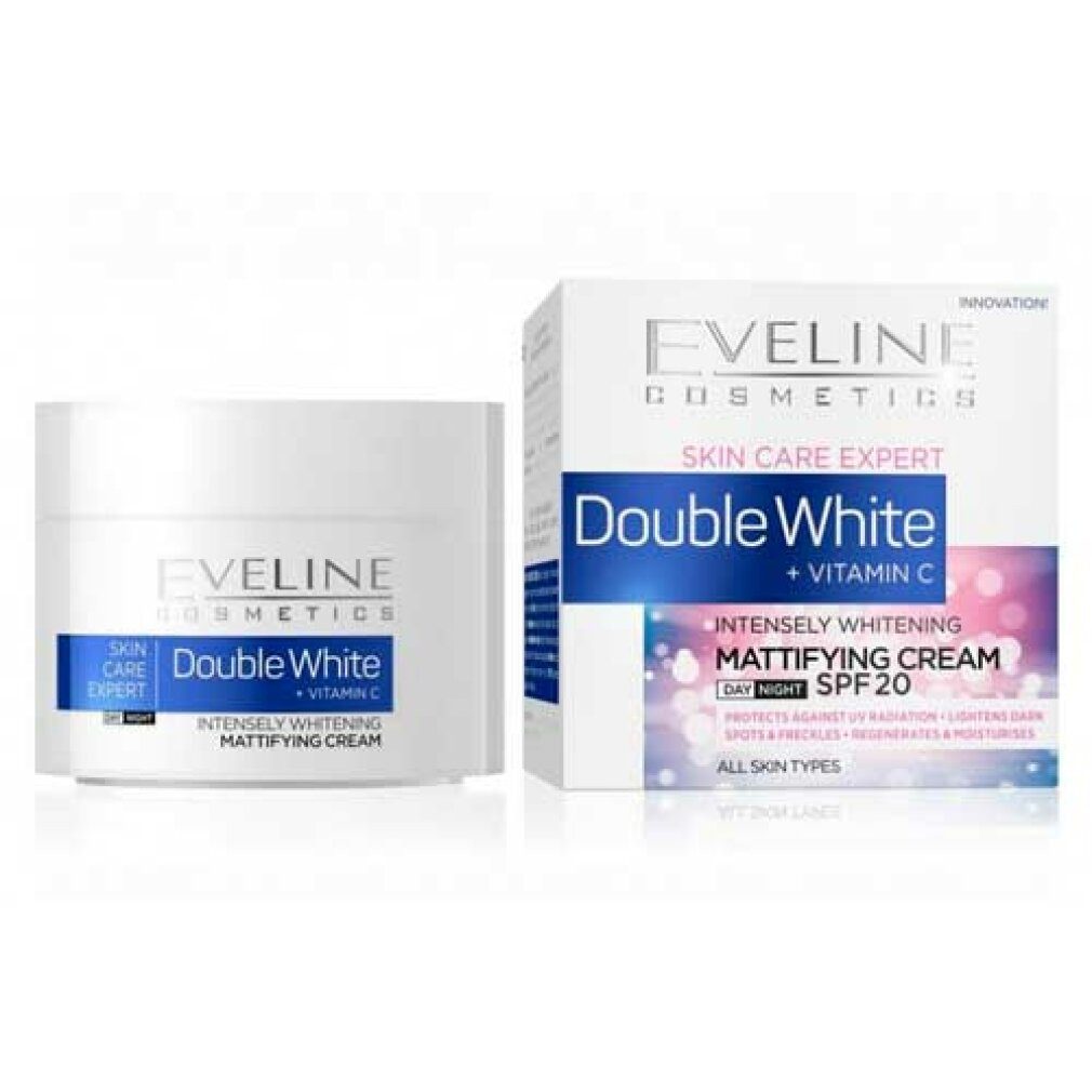 Eveline Cosmetics Tagescreme Eveline Double White Aufhellende Gesichtscreme