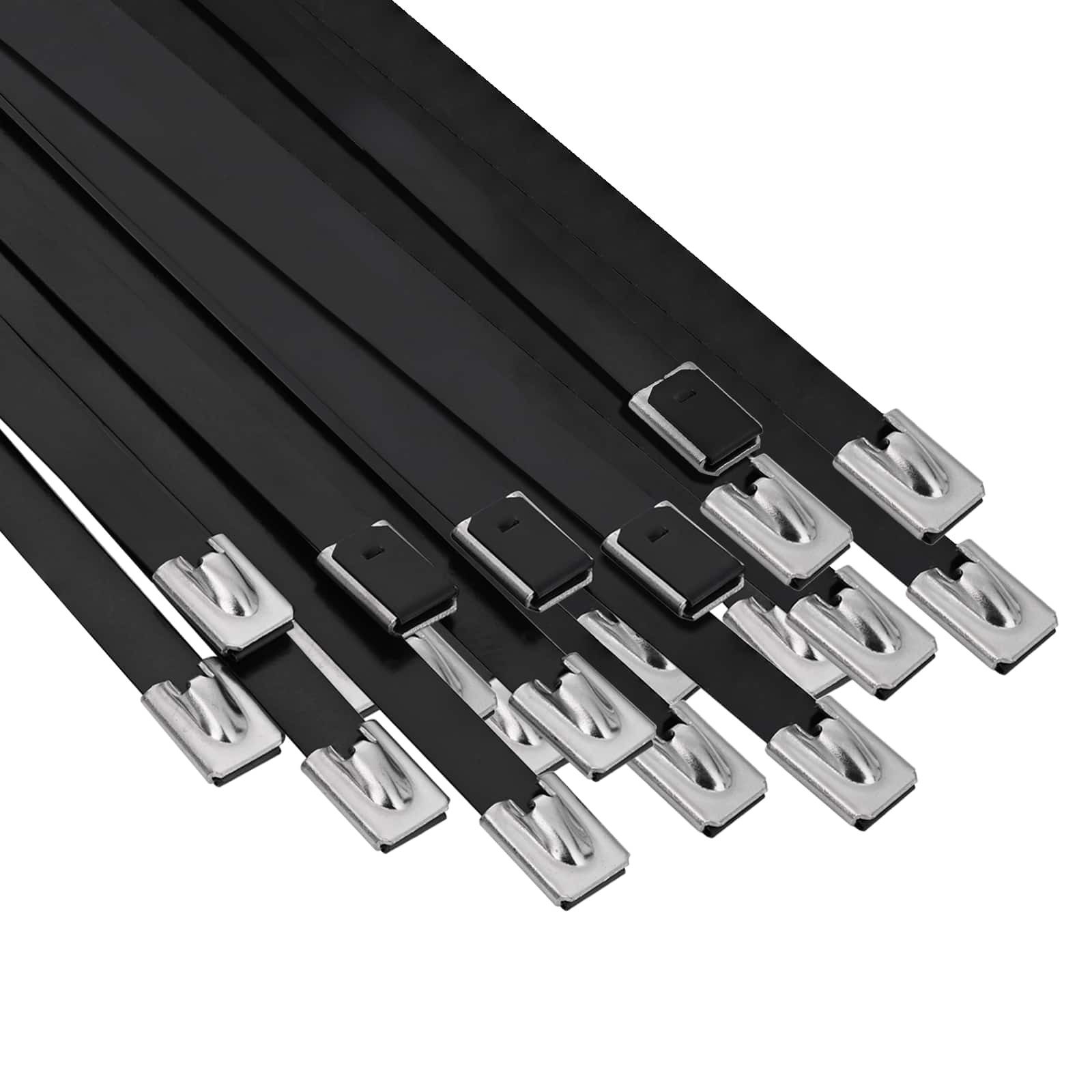 vidaXL Kabelbinder Kabelbinder 50 stk. 7,9 x 800 mm Schwarz (50-St)