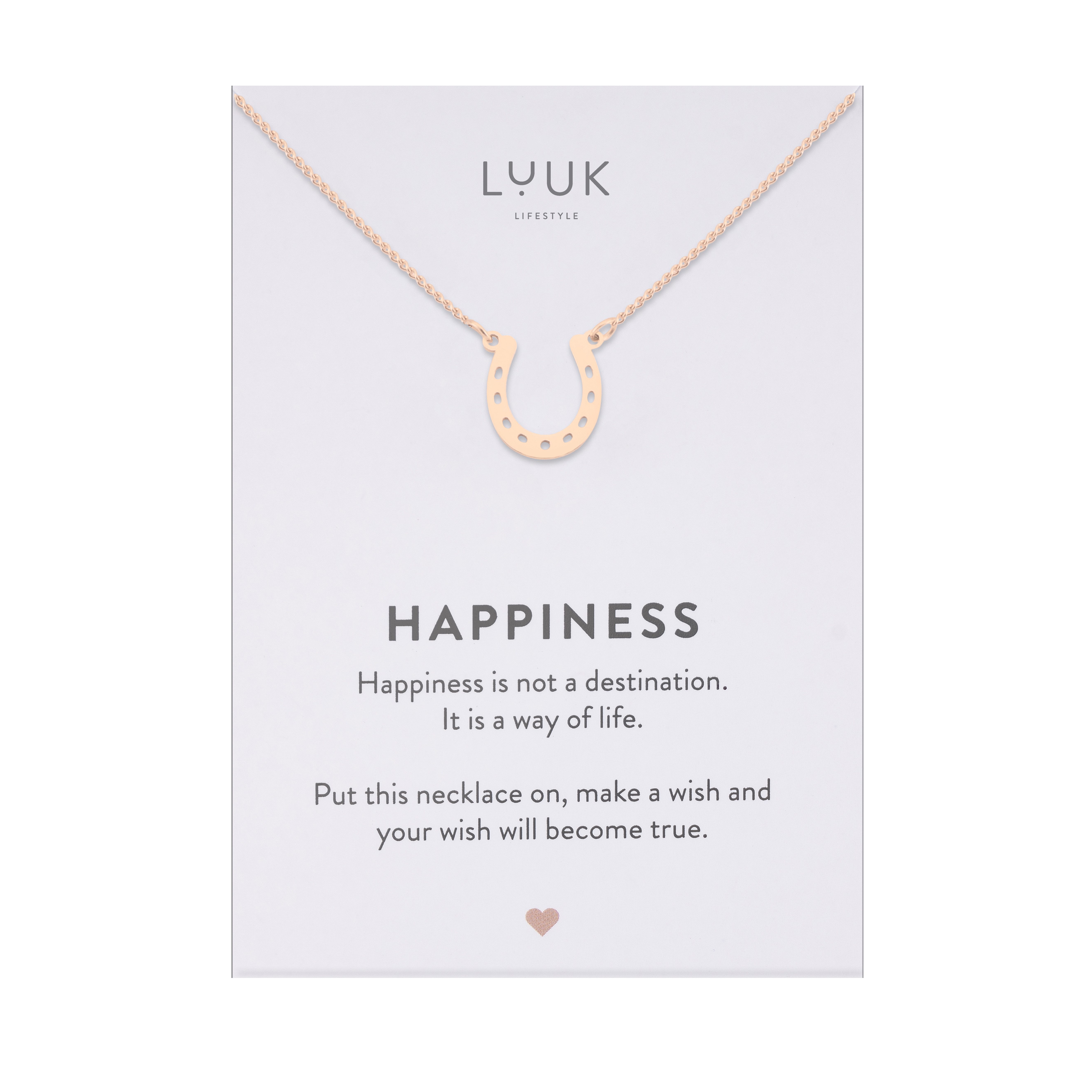 LUUK LIFESTYLE Kette mit Anhänger Hufeisen, günstig online kaufen
