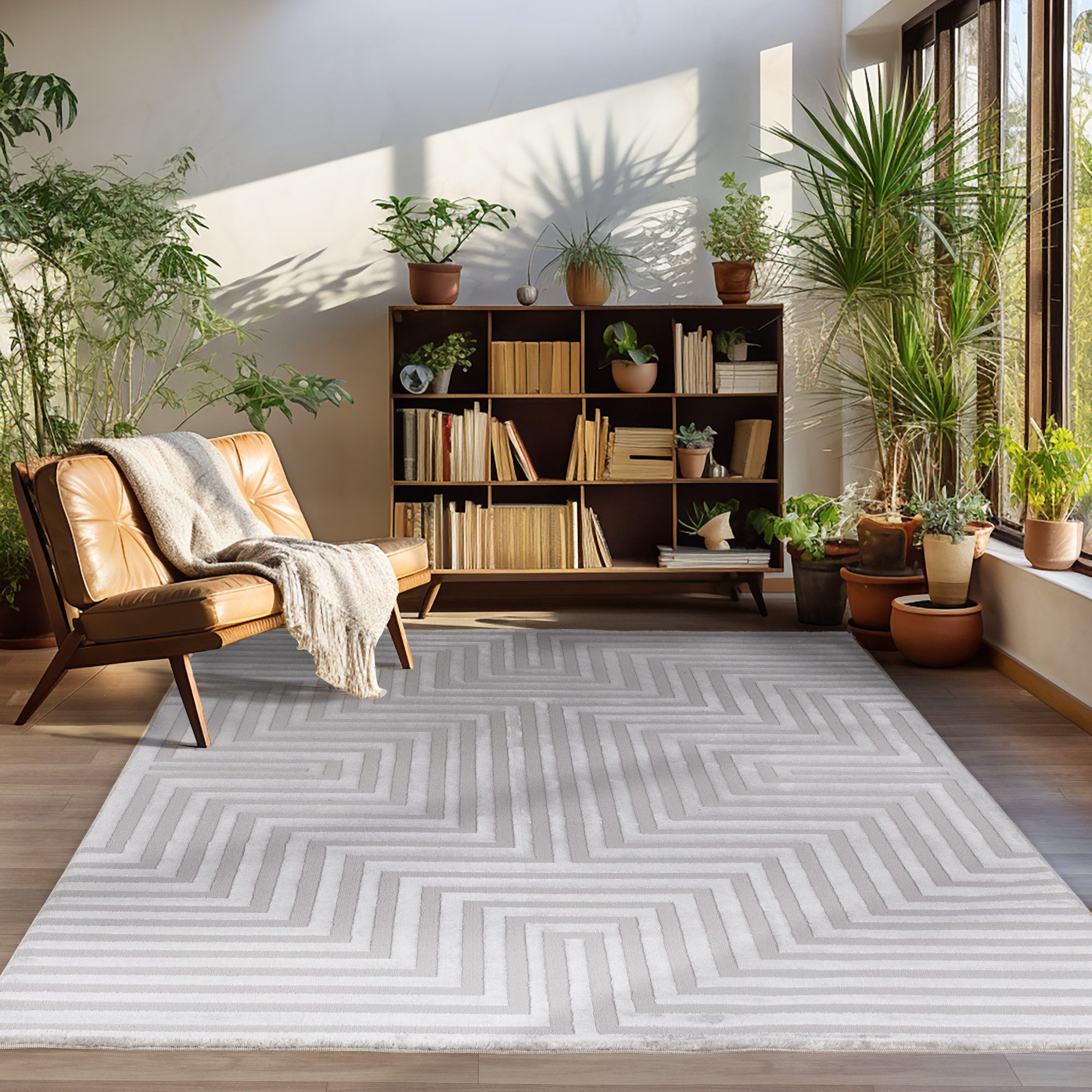 Carpettex Designteppich Geometrisch Design, Rechteckig, Höhe: günstig online kaufen