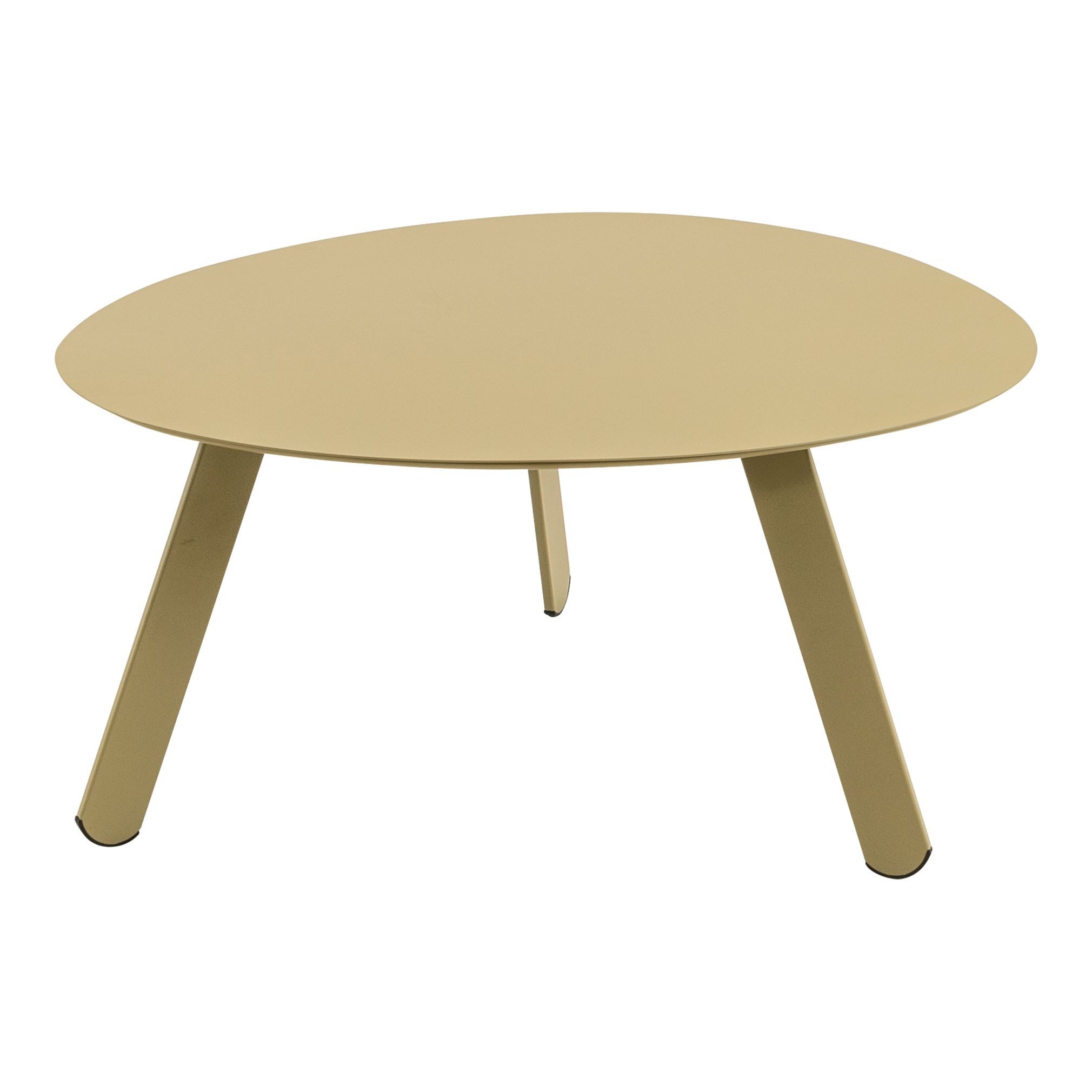 Lesli Living Beistelltisch Lesli Living Indoor & Outdoor Beistelltisch "Tiki" oval grünbeige