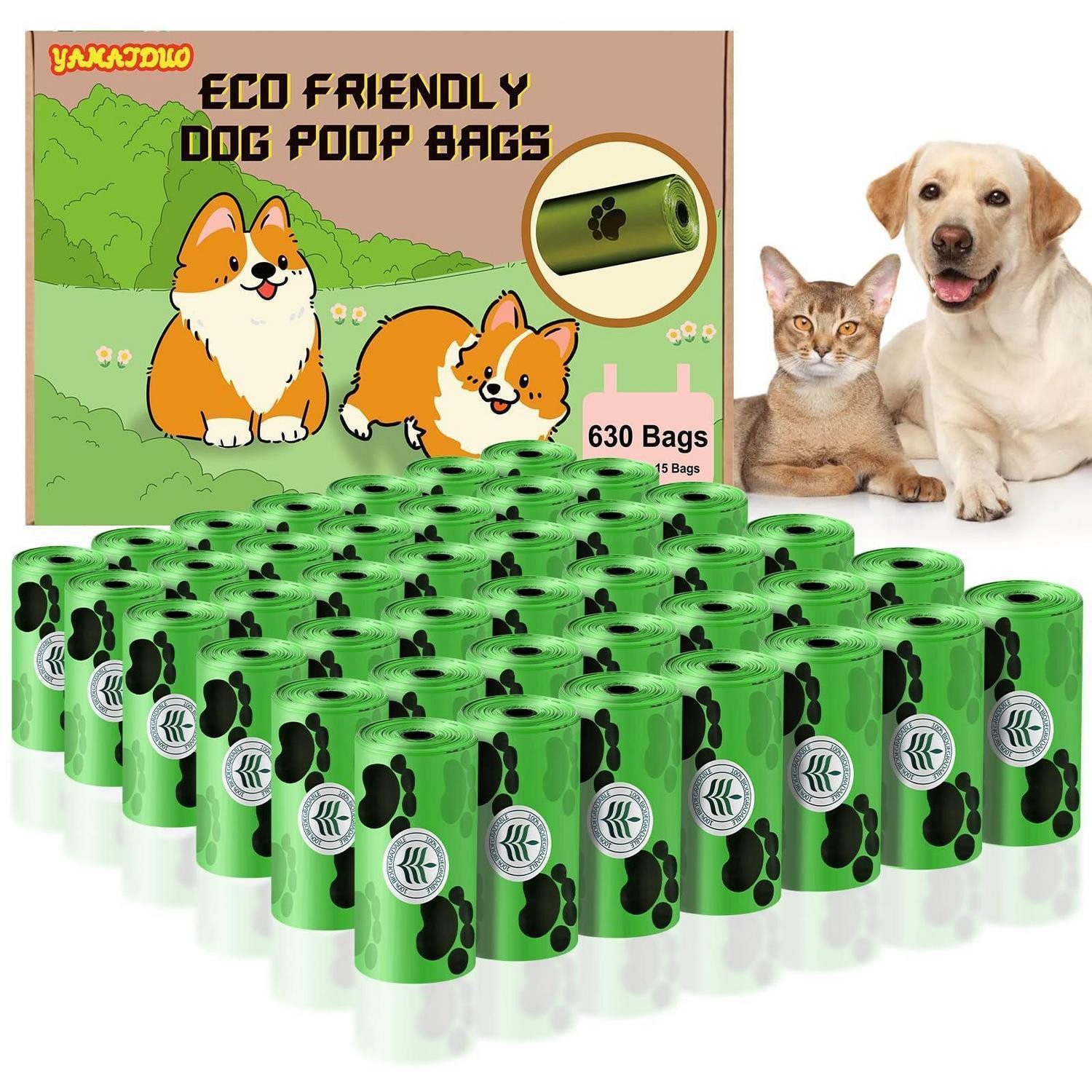 LuxusKollektion Hundekotbeutel Hundekotbeutel Biologisch Abbaubar 630 Stk.