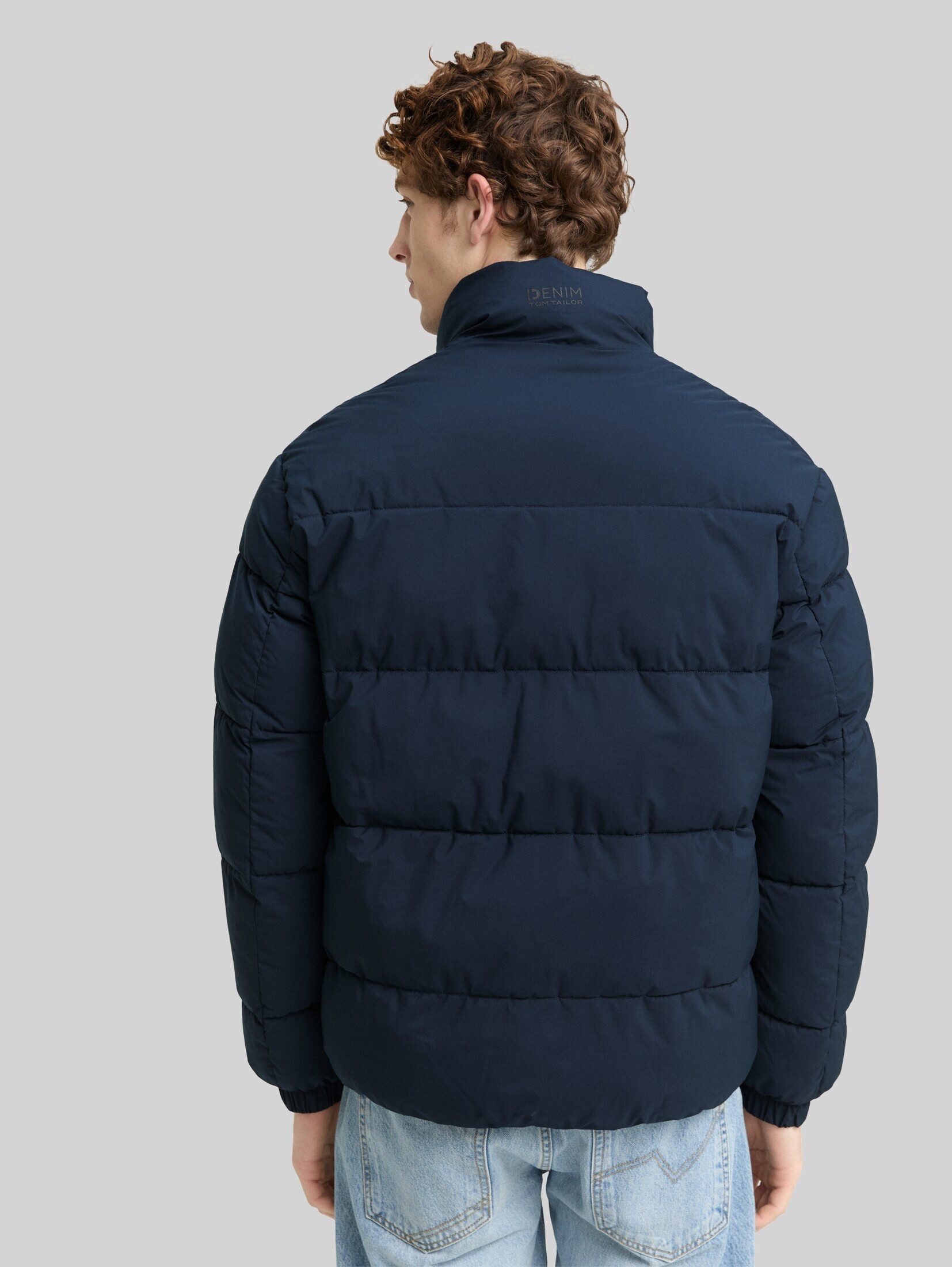 TOM TAILOR Denim Winterjacke Jacken Lightweight Pufferjacke mit Stehkragen