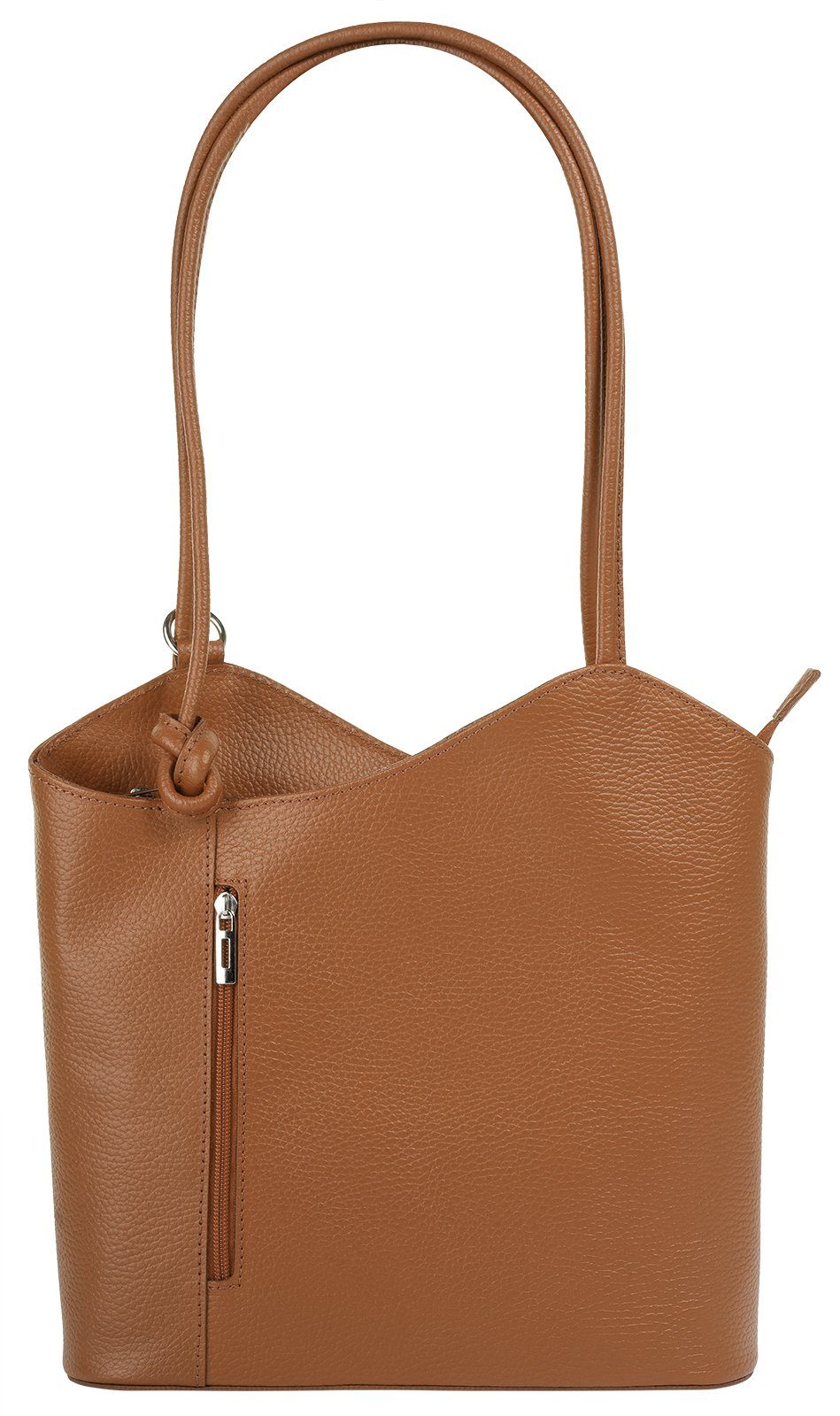 Cluty Cityrucksack CLUTY Damen echt Leder, Made in Italy, echt Leder, Made in Italy